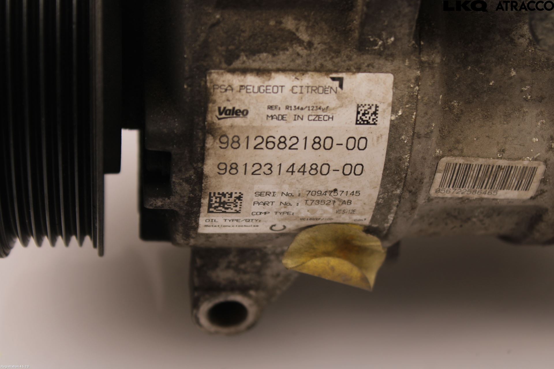 Peugeot 5008 17-24 Varme Ac Kompressor