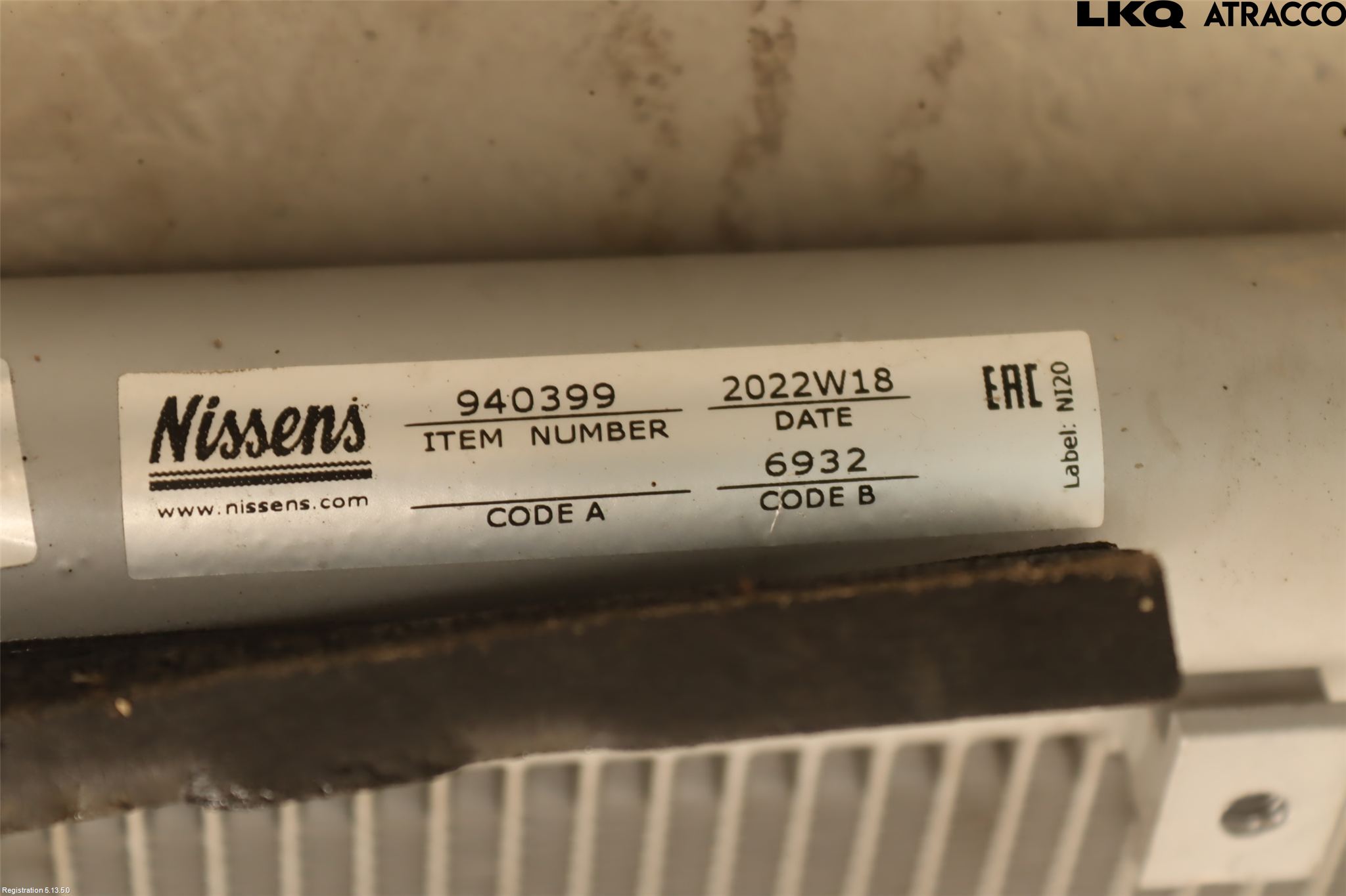 Subaru OUTBACK 10-15 Varme Ac Kondenser-Kjøler