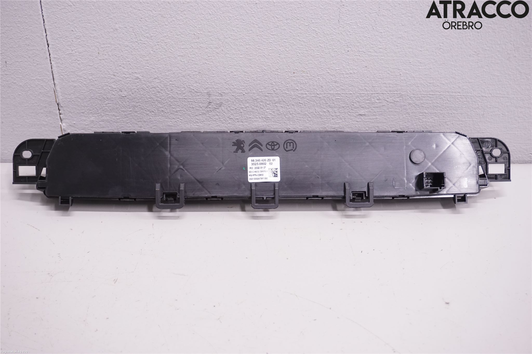 Citroen JUMPY/E-JUMPY 16- Varme Ac Betjening-Display
