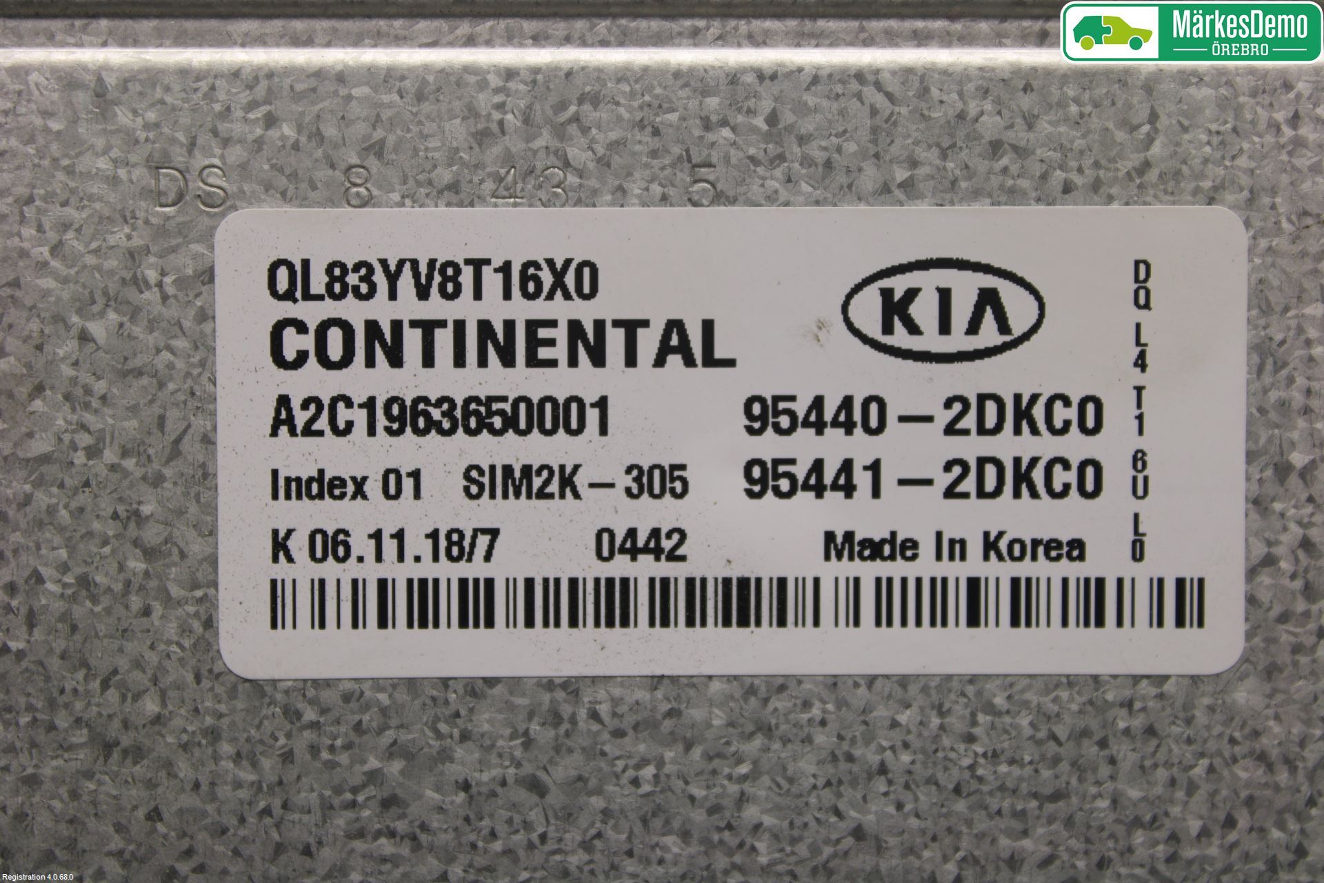 Kia SPORTAGE (QL) 16-21 Styreenhet Gearkasse