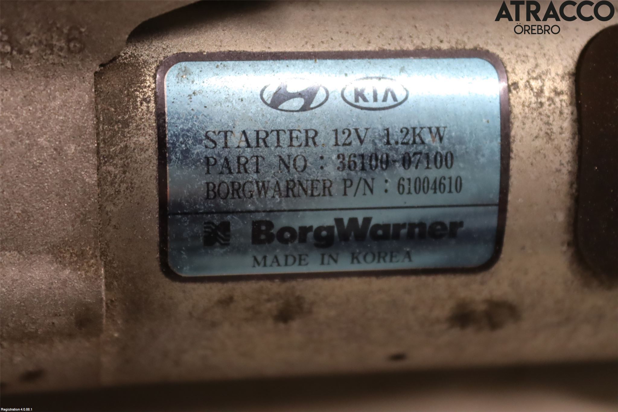 Kia PICANTO 17- Startmotor