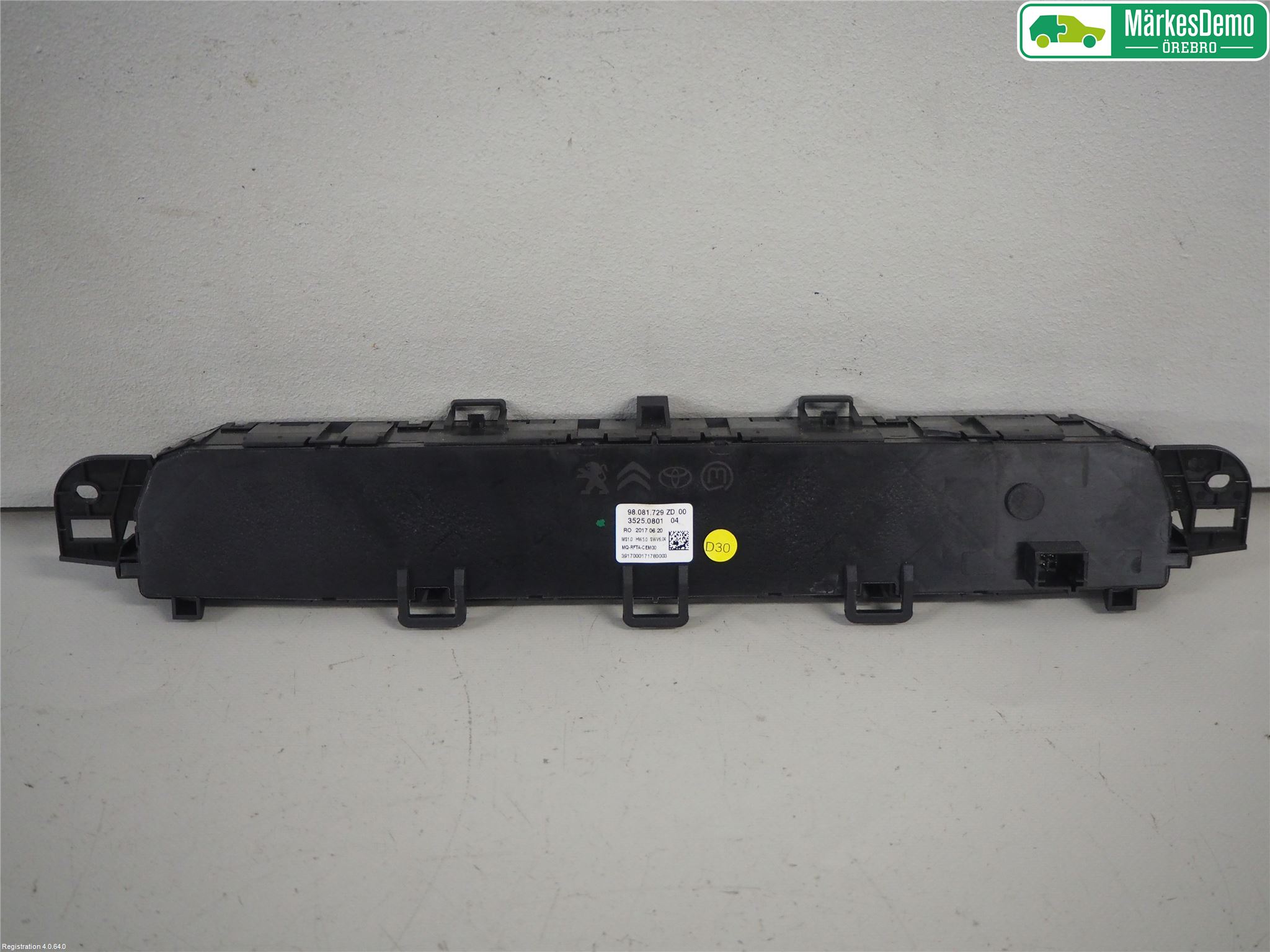 Peugeot EXPERT/E-EXPERT 17- Varme Ac Betjening-Display