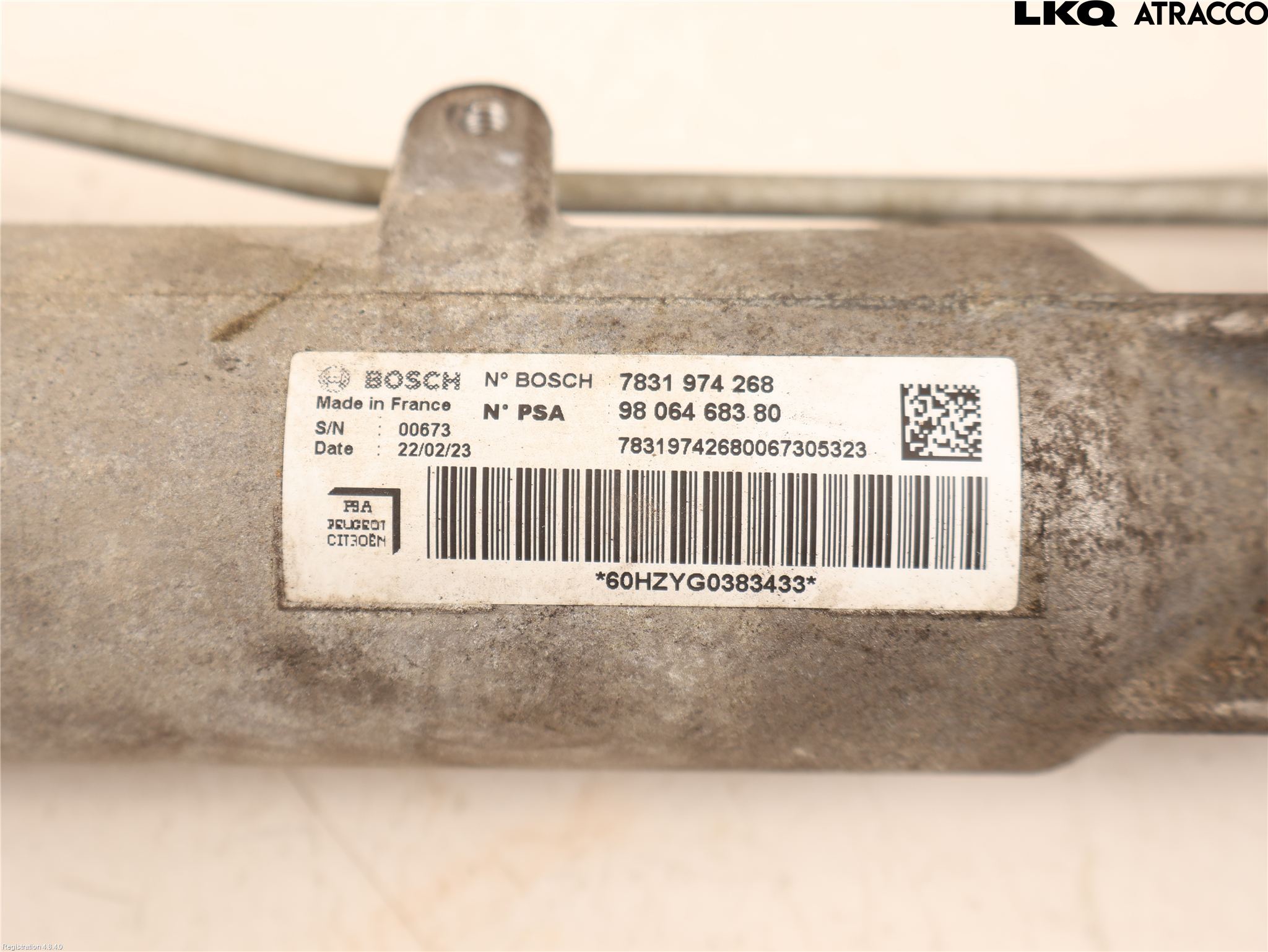 Peugeot EXPERT/E-EXPERT 17- Servo Snekke - Tannstang