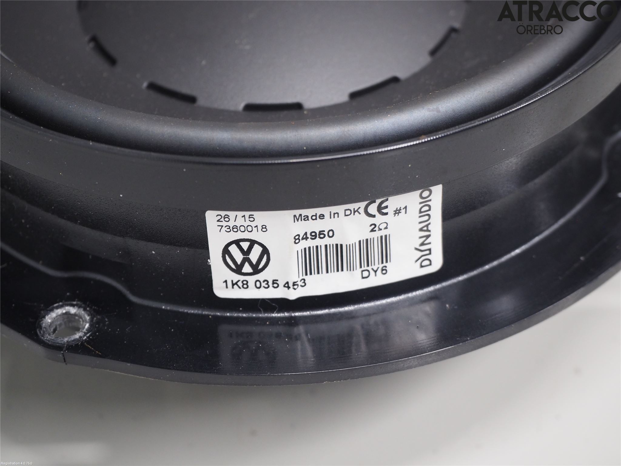 Volkswagen VW GOLF / E-GOLF VII 13-20 Innr Høyttaler