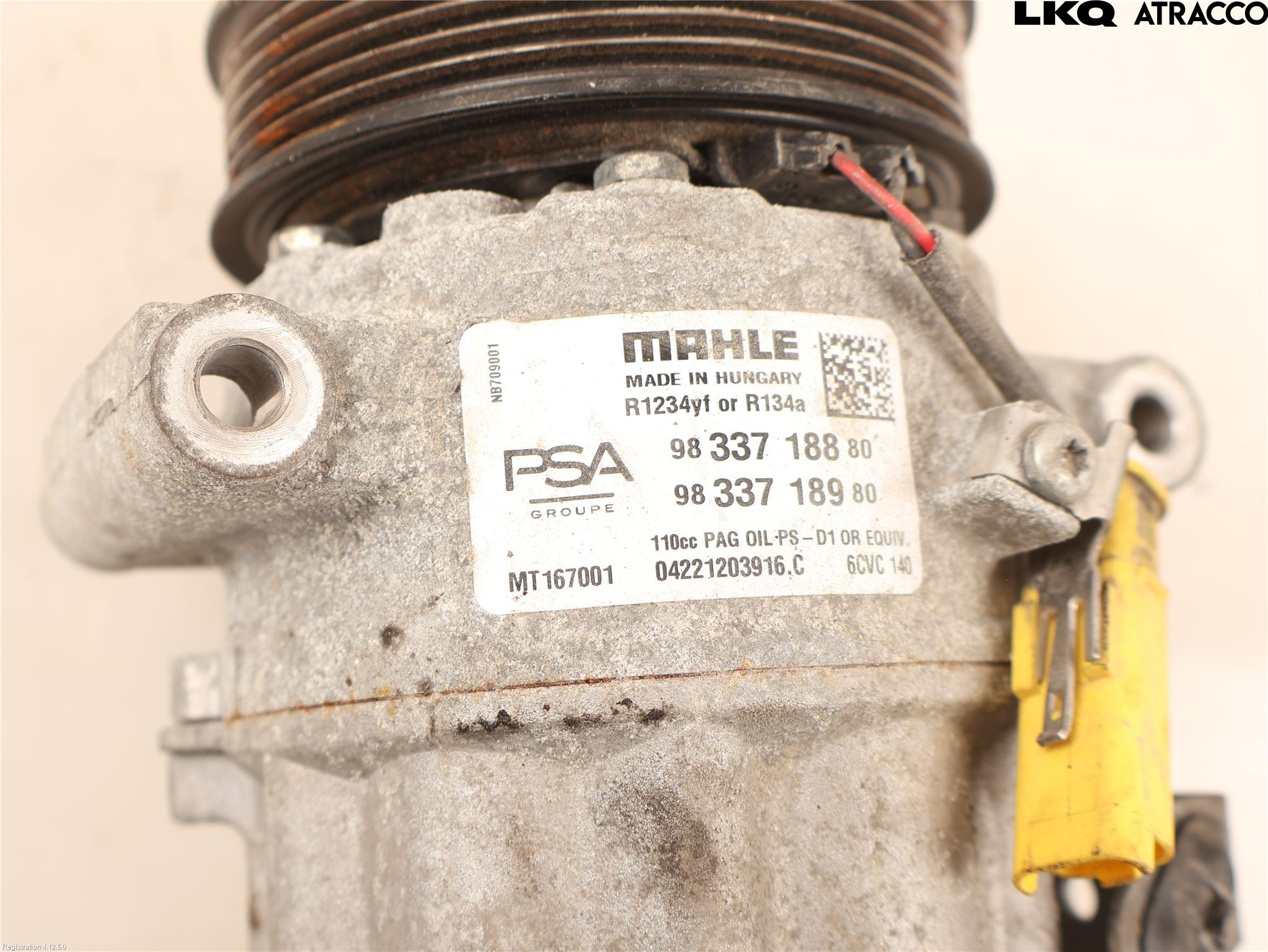 Citroen C4/E-C4 C4X/E-C4X III 21- Varme Ac Kompressor
