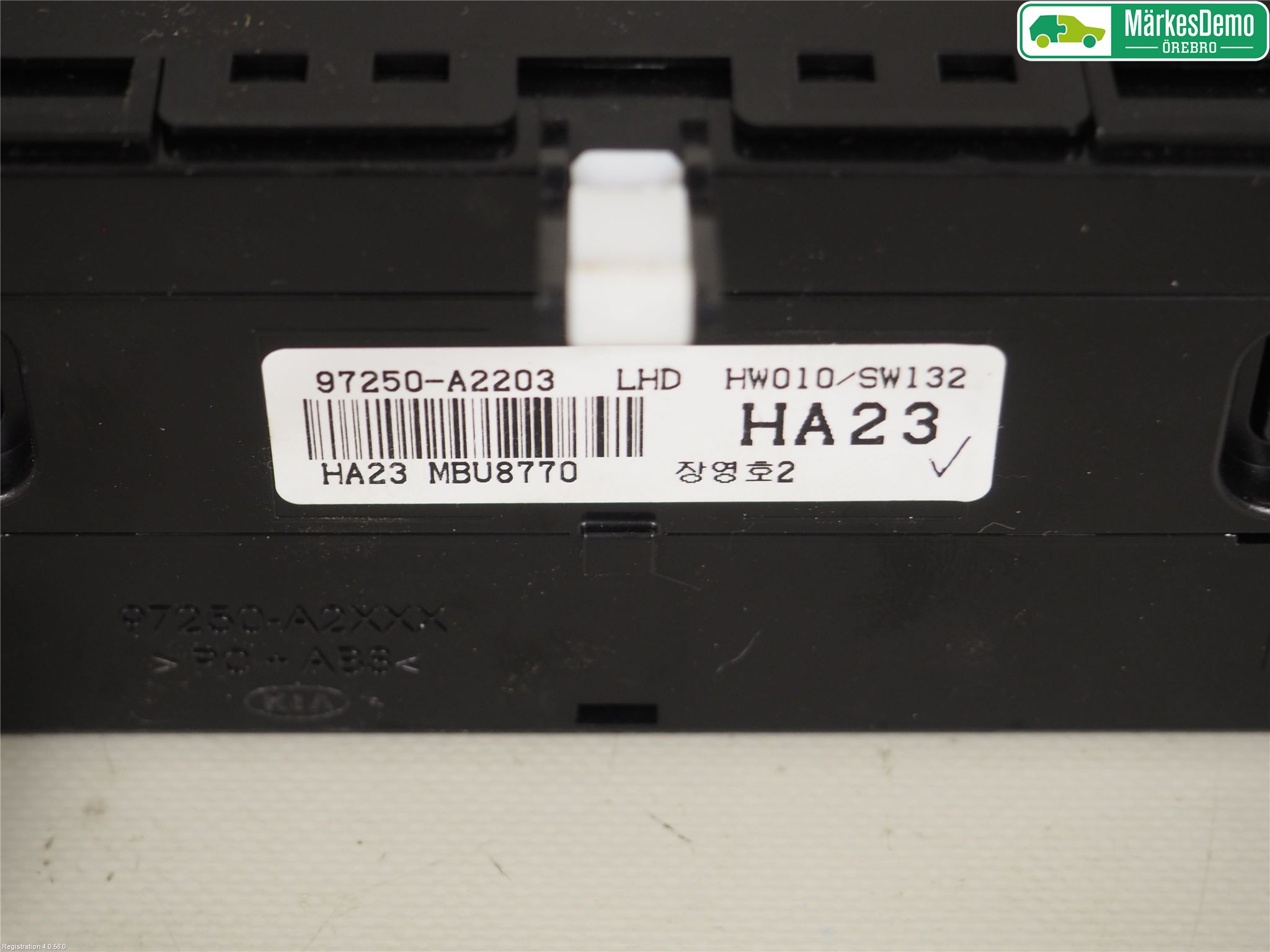 Kia CEED 12-18 Varme Ac Betjening-Display