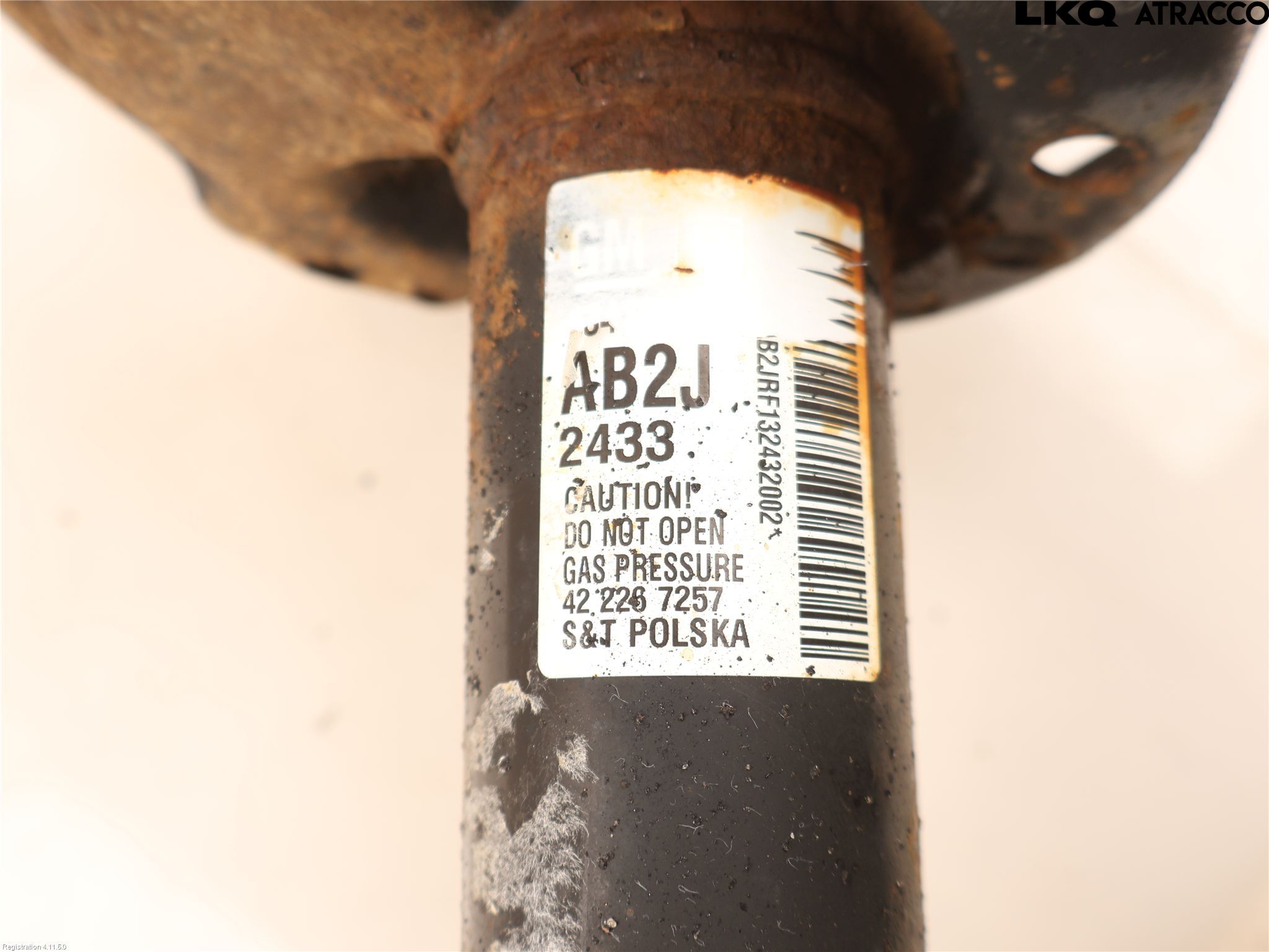 Opel ASTRA J 10-15 Fjærbein Foran Høyre