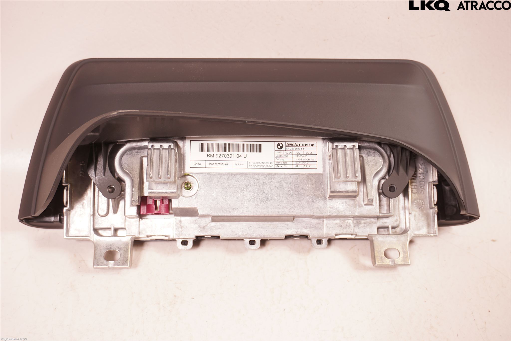 BMW 1 F20/F21 11-19 Instr Skjerm Dvd-Gps-Ac-Tlf