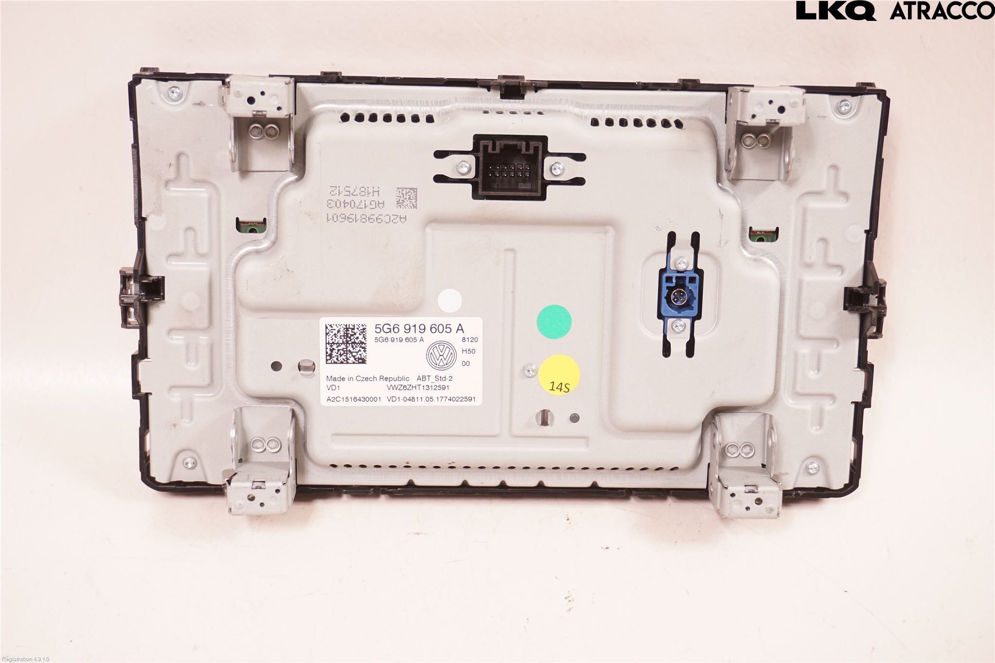 Volkswagen VW GOLF / E-GOLF VII 13-20 Stereo Radio Med Cd