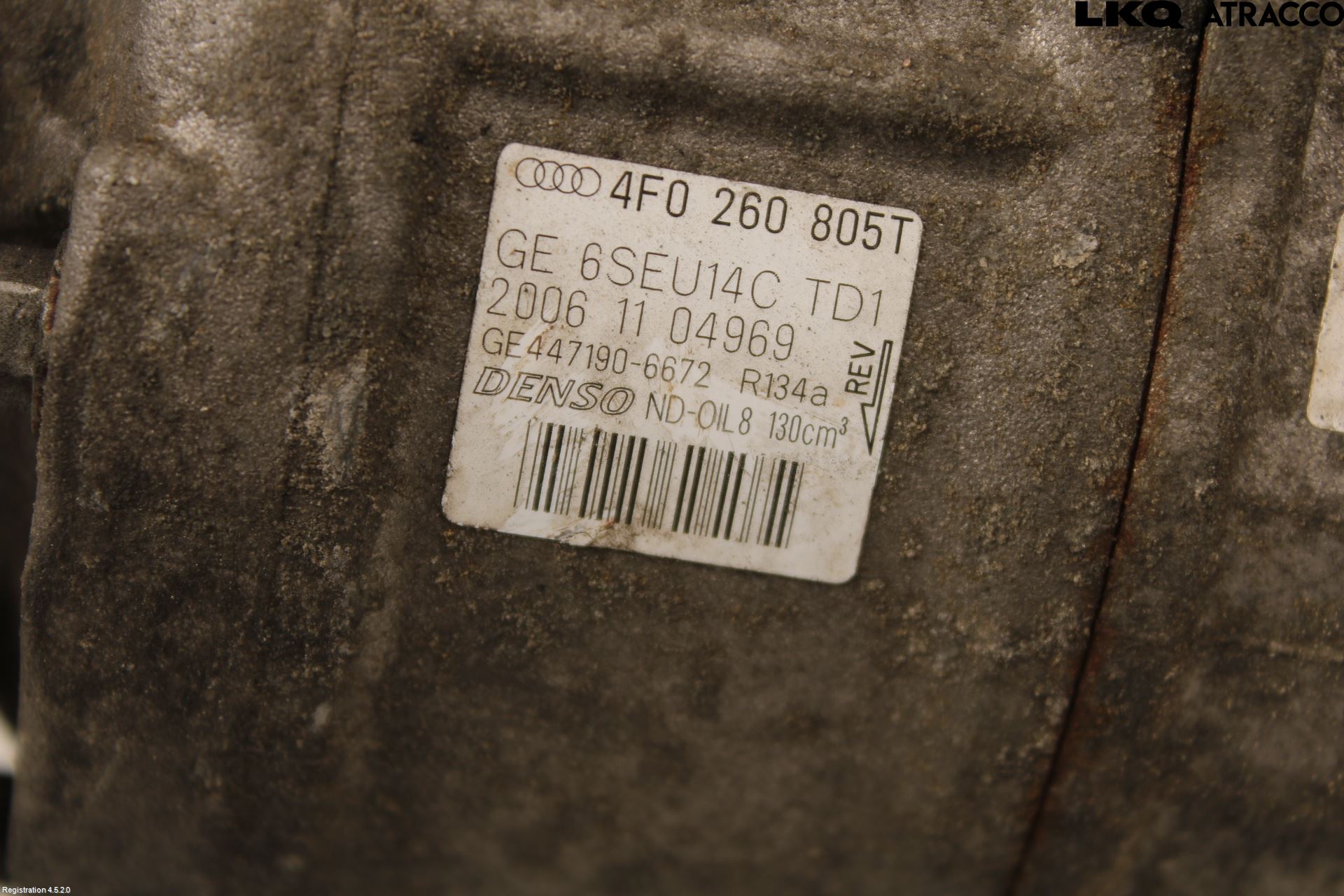 Audi A6/S6     05-11 Varme Ac Kompressor