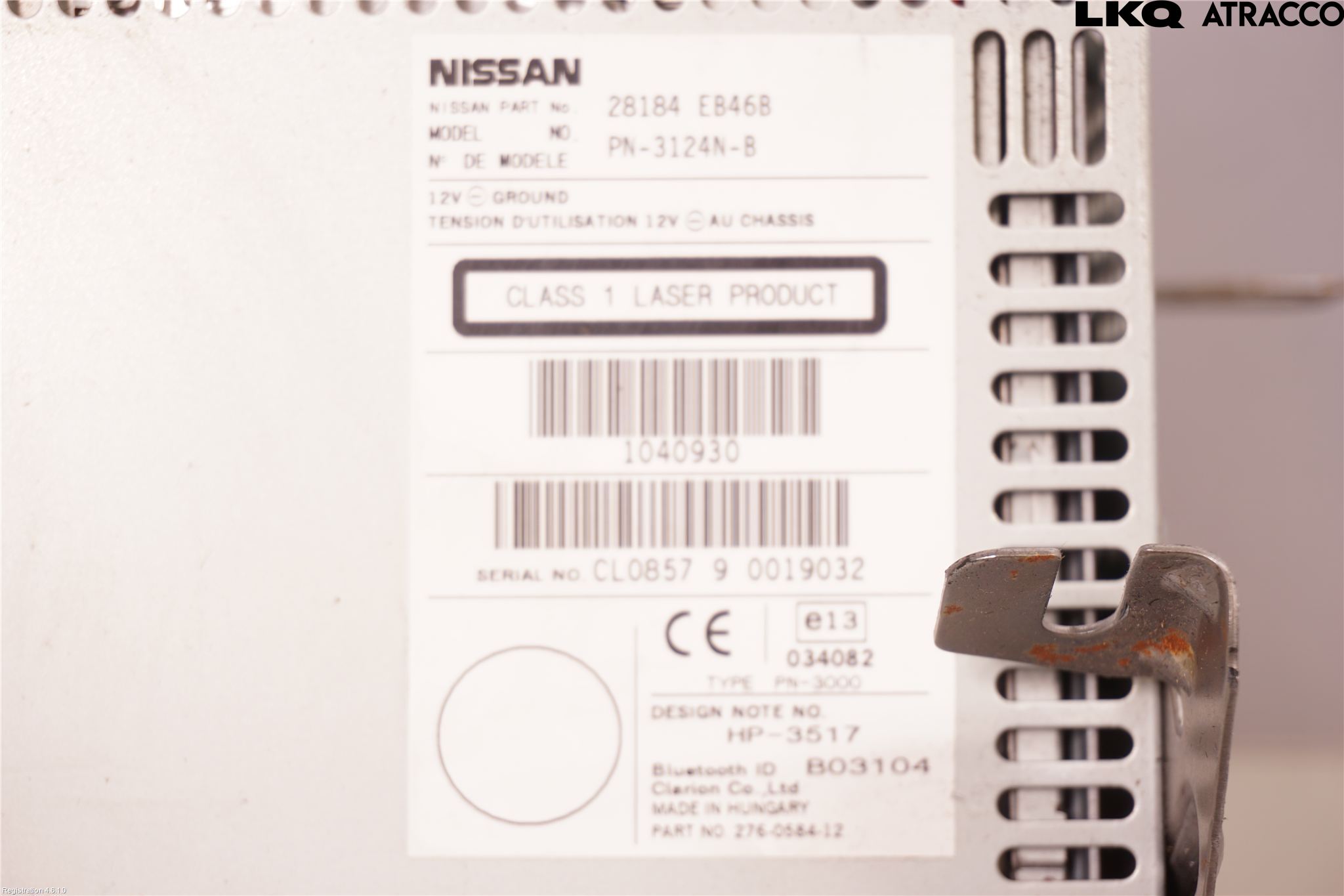 Nissan NAVARA 05-16 Stereo Radio Med Cd