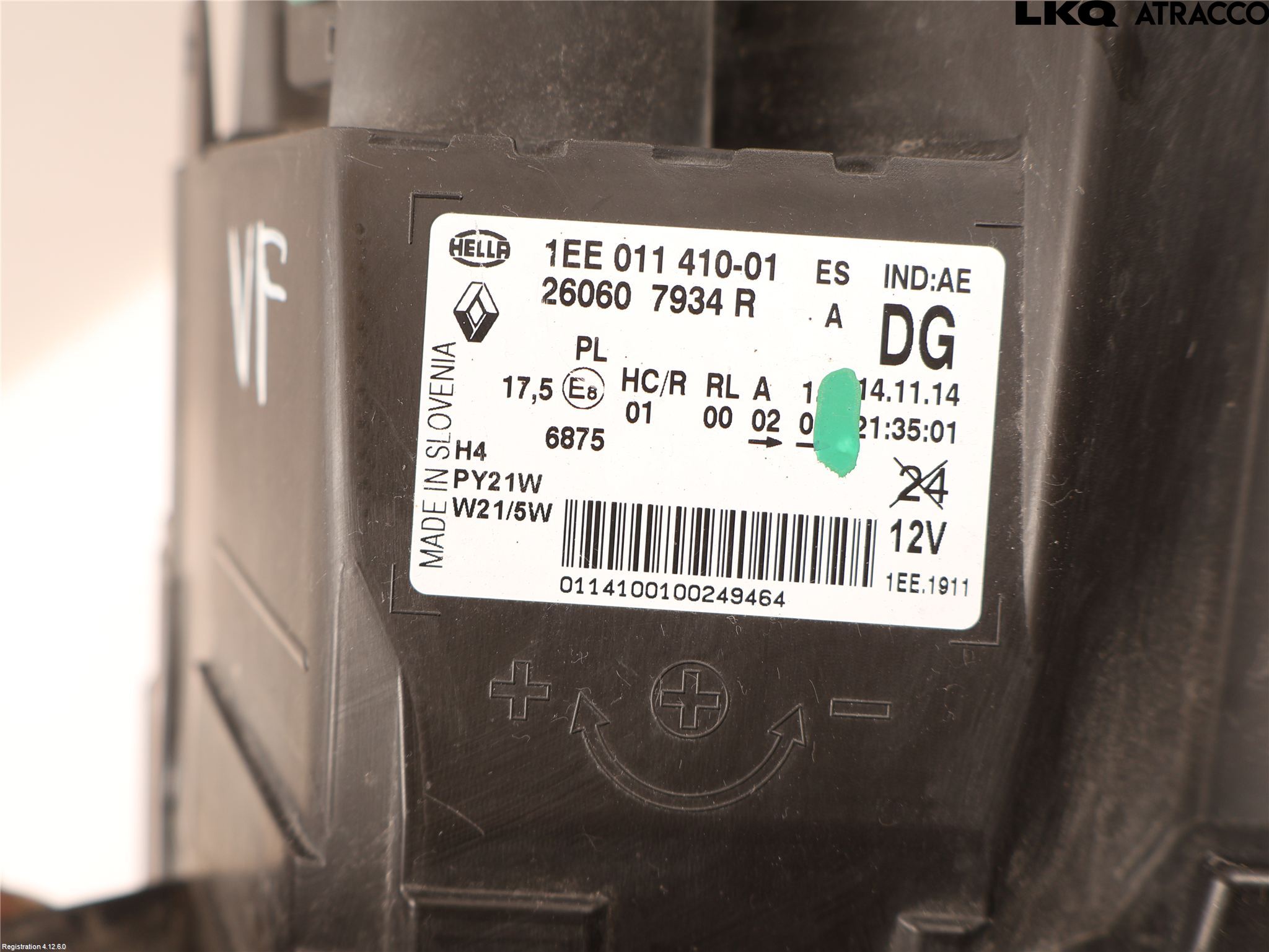 Renault TRAFIC/E-TECH 15- Frontlykt Venstre