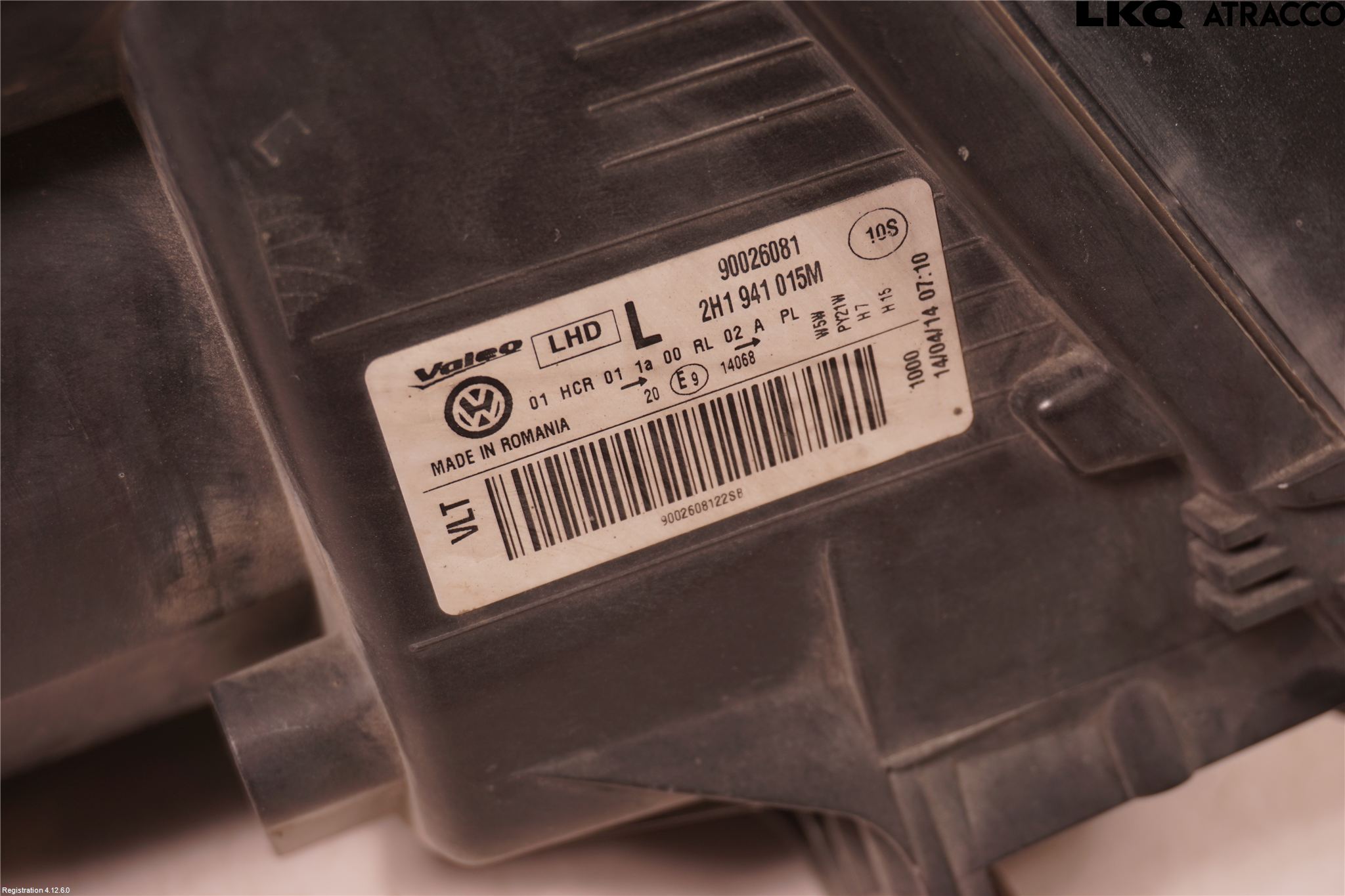 Volkswagen VW AMAROK 2H 10-22 Frontlykt Venstre