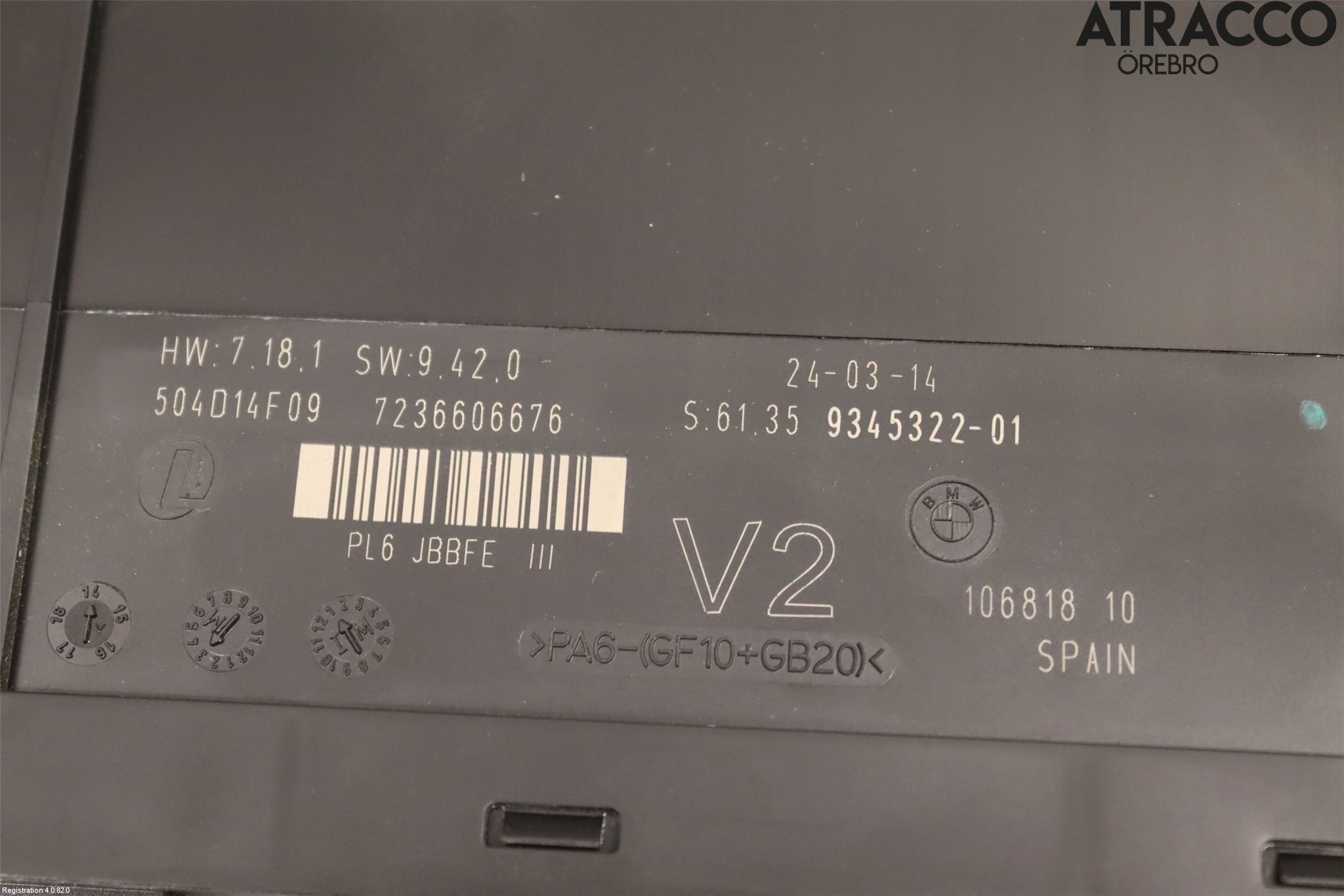 BMW 5 F10/F11/F18 09-17 Styreenhet Øvrig