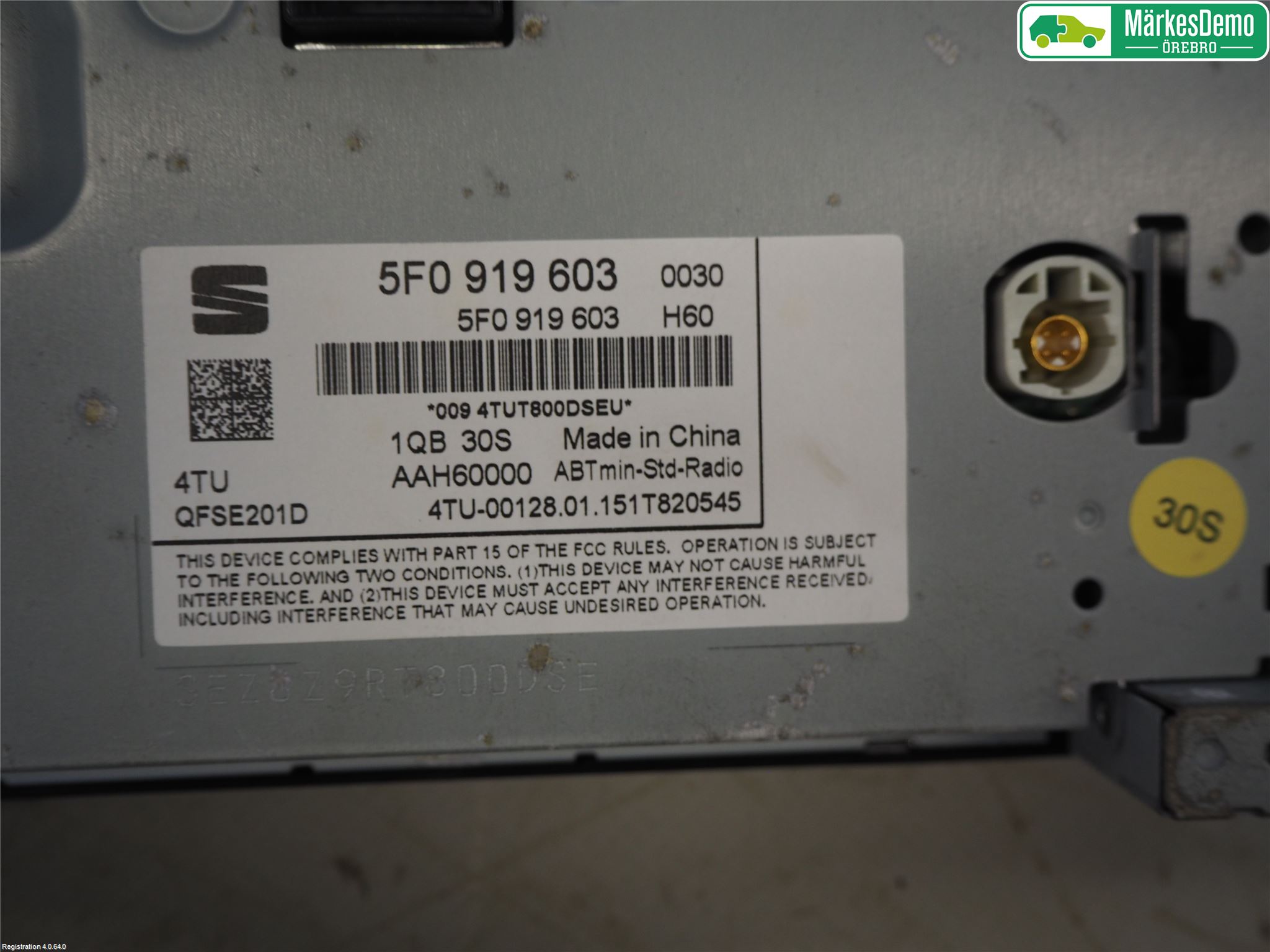 Seat LEON 13-20 Stereo Radio Med Cd