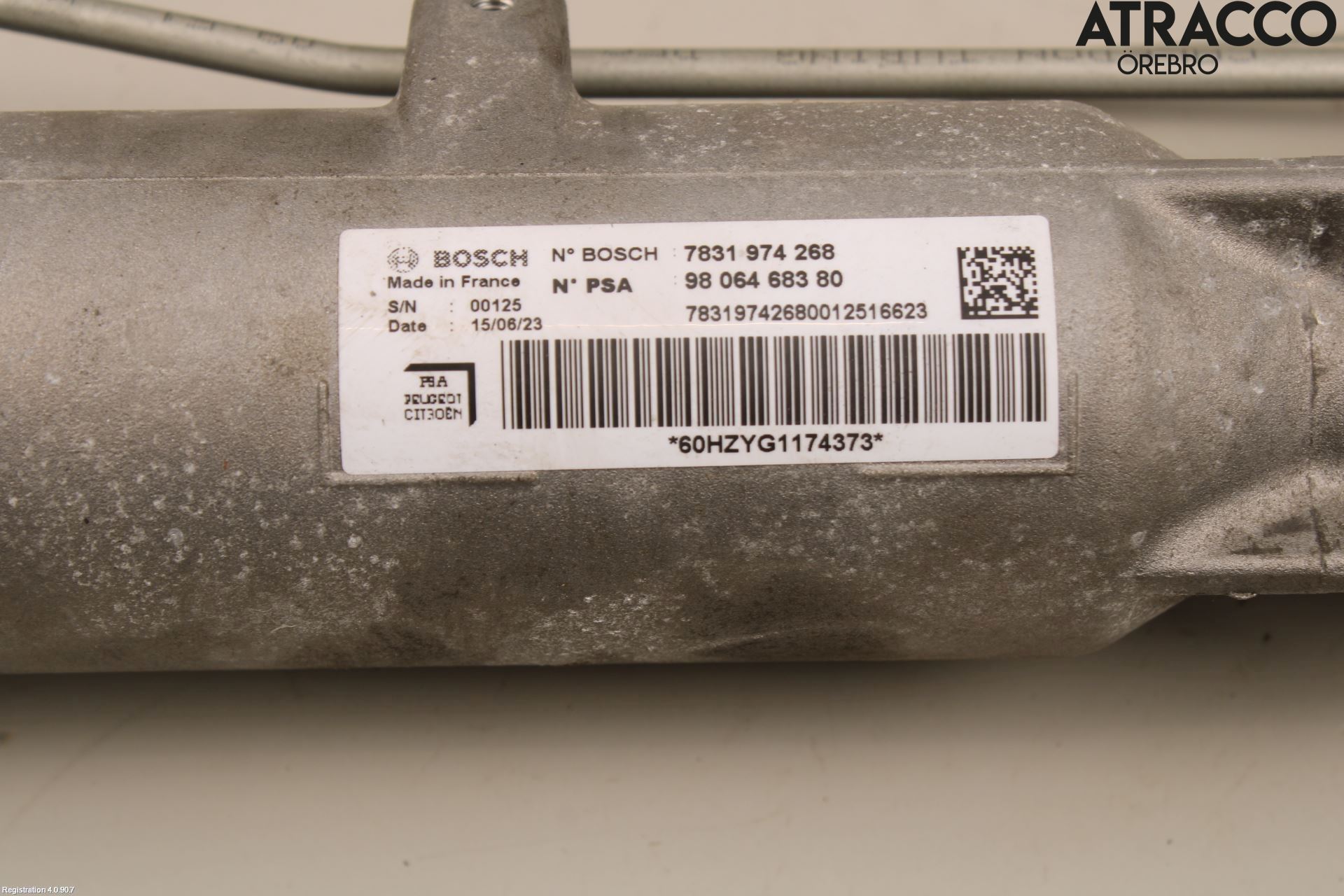 Peugeot EXPERT/E-EXPERT 17- Servo Snekke - Tannstang