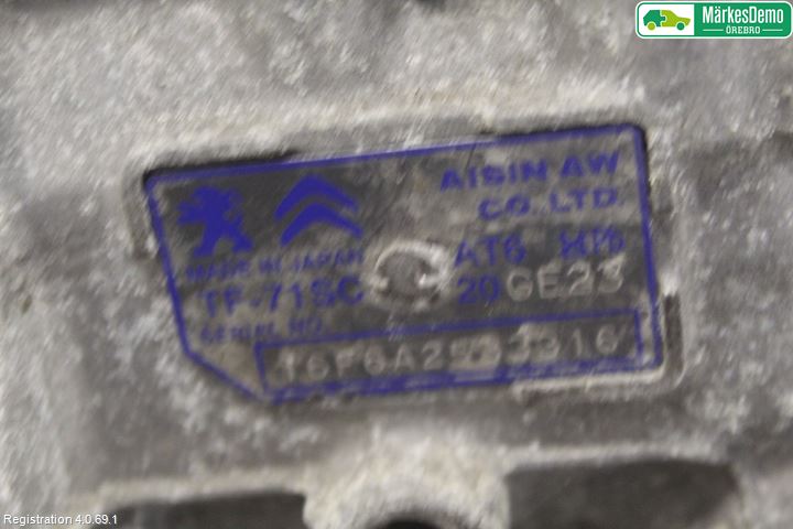 Peugeot 308 14-21 Gearkasse Automat