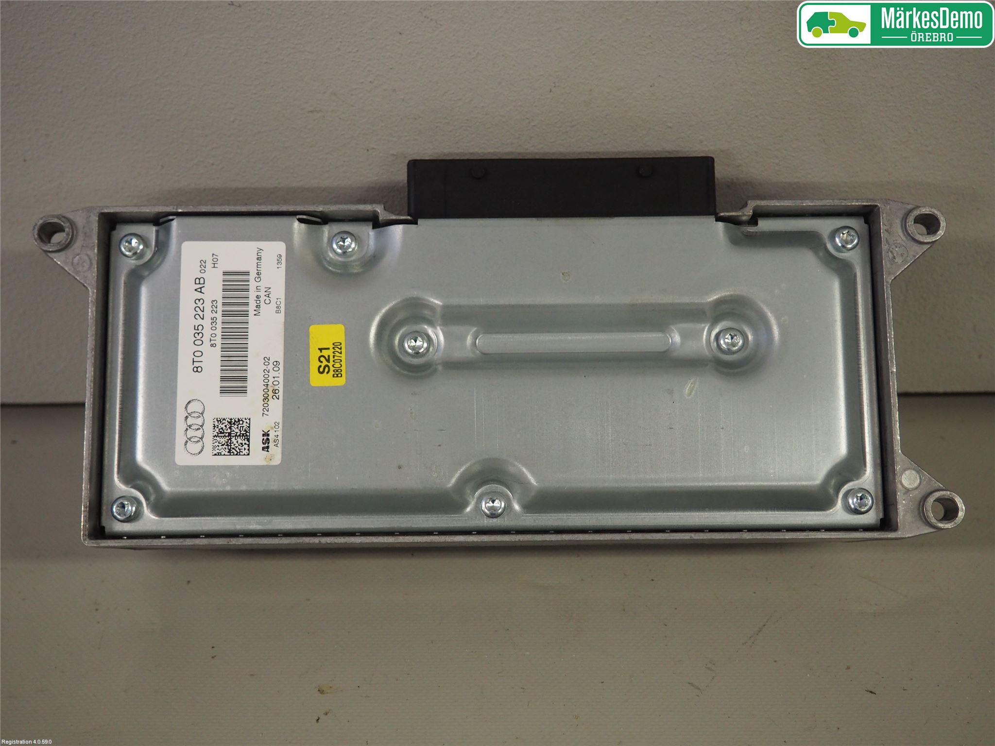 Audi A4/S4 08-11 Stereo Forsterker