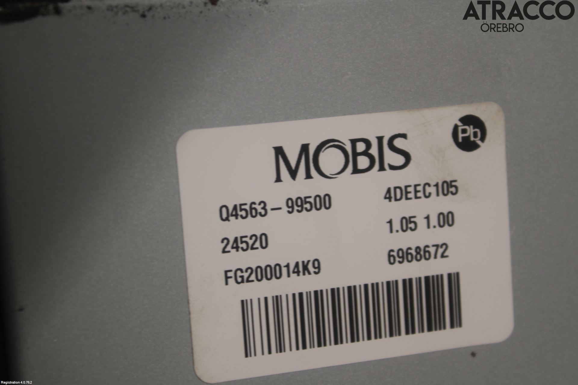 Kia NIRO (DE) 17-22 Rattakselaggregat Innebygd Servo