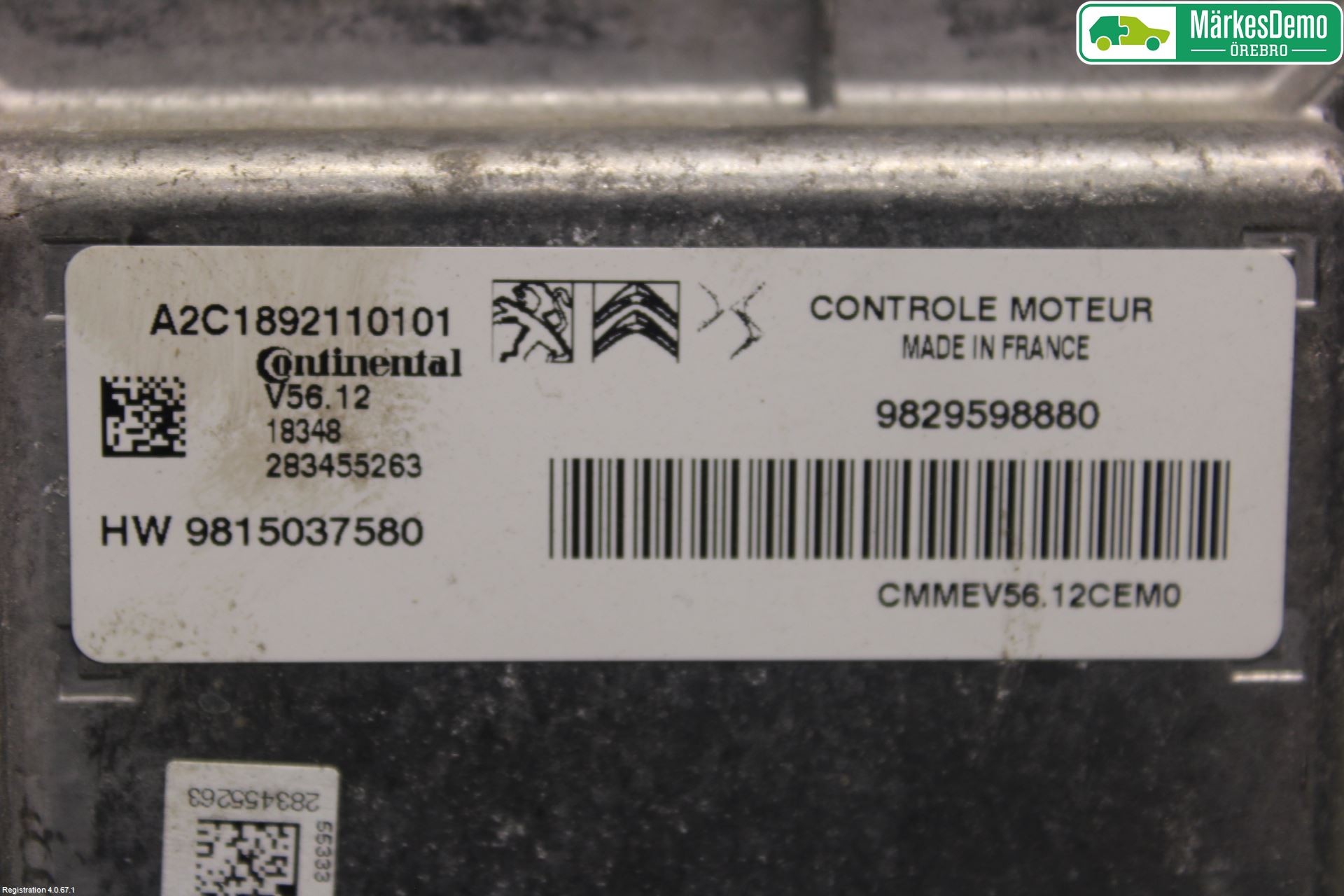 Peugeot PEUGOT 208 16-19 Styreenhet Innsprøytning