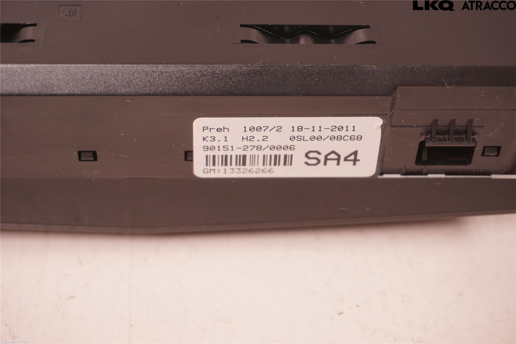 Opel CORSA D 07-14 Varme Ac Betjening-Display