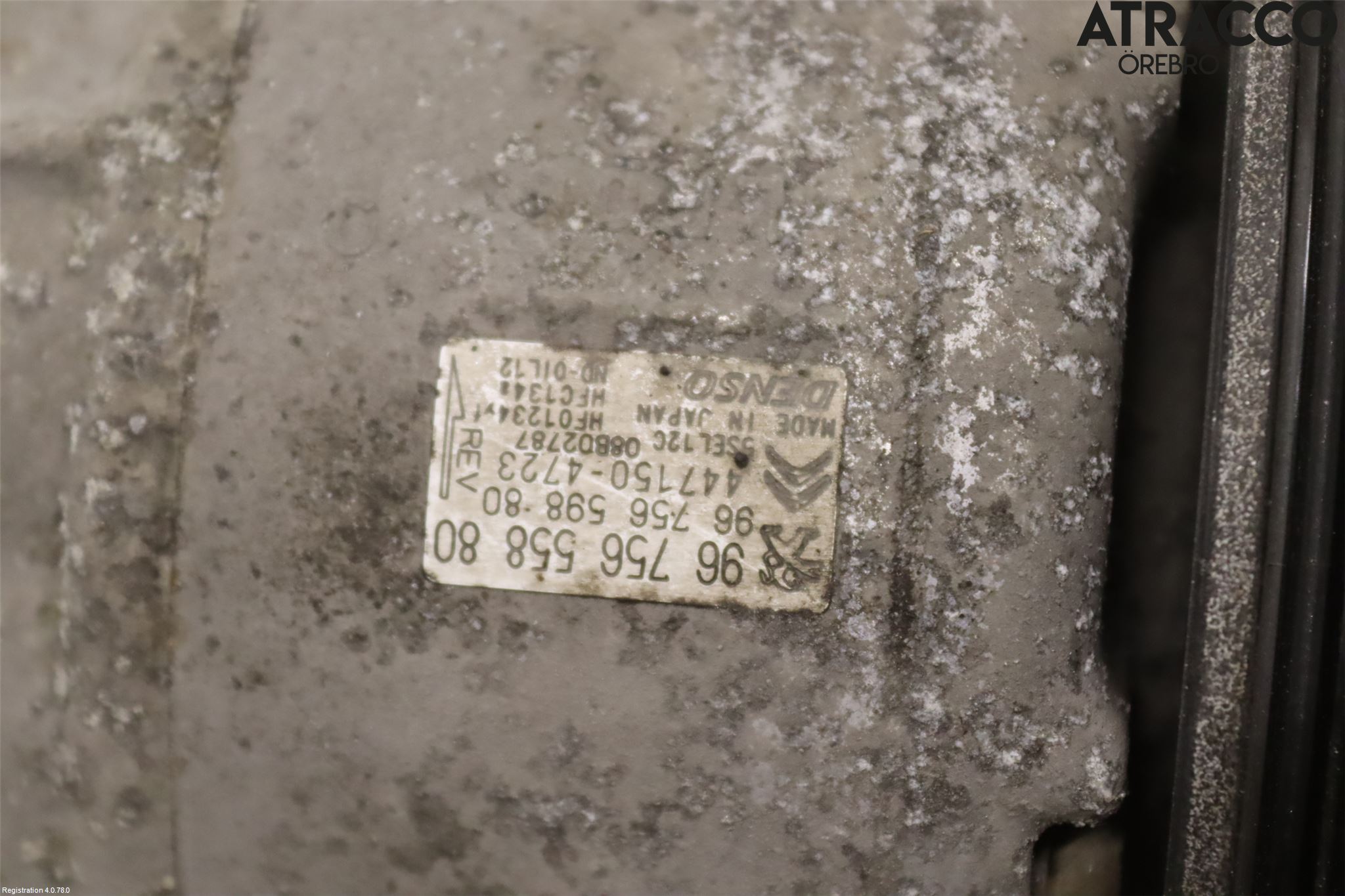 Citroen C4 CACTUS 14-20 Varme Ac Kompressor