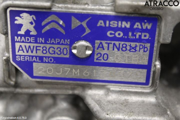 Peugeot 3008 17-24 Gearkasse Automat
