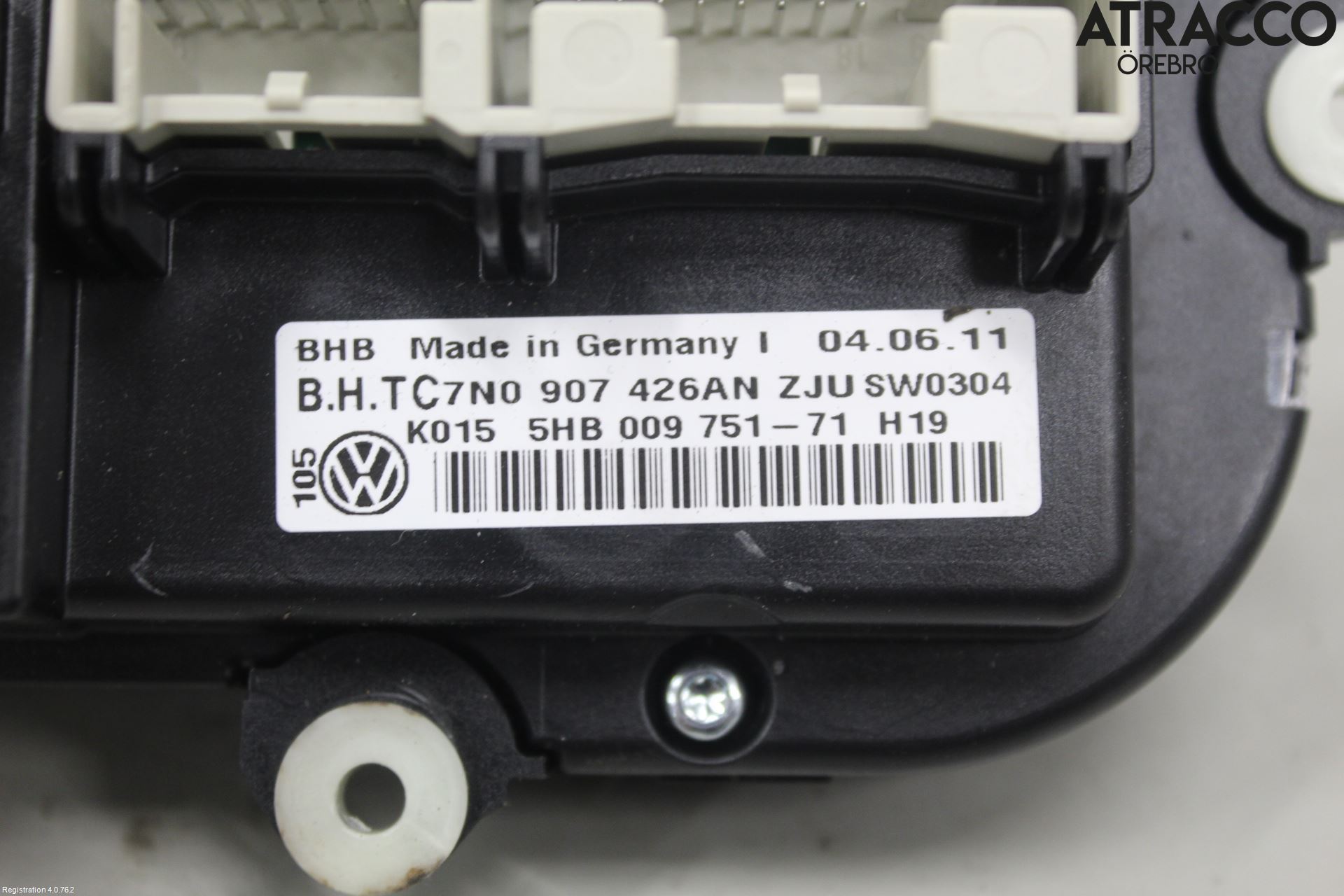 Volkswagen VW GOLF PLUS/CROSS GOLF 04-14 Varme Ac Betjening-Display