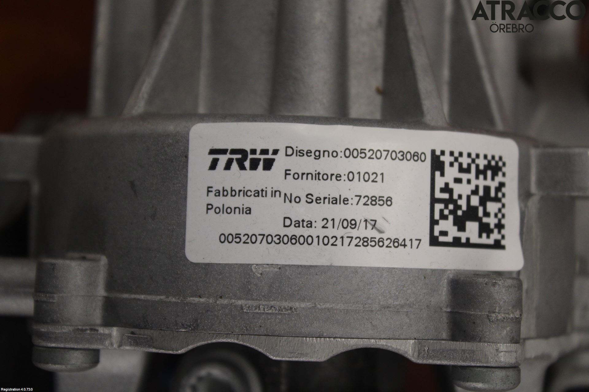 Fiat TIPO/CROSS 16- Rattakselaggregat Innebygd Servo