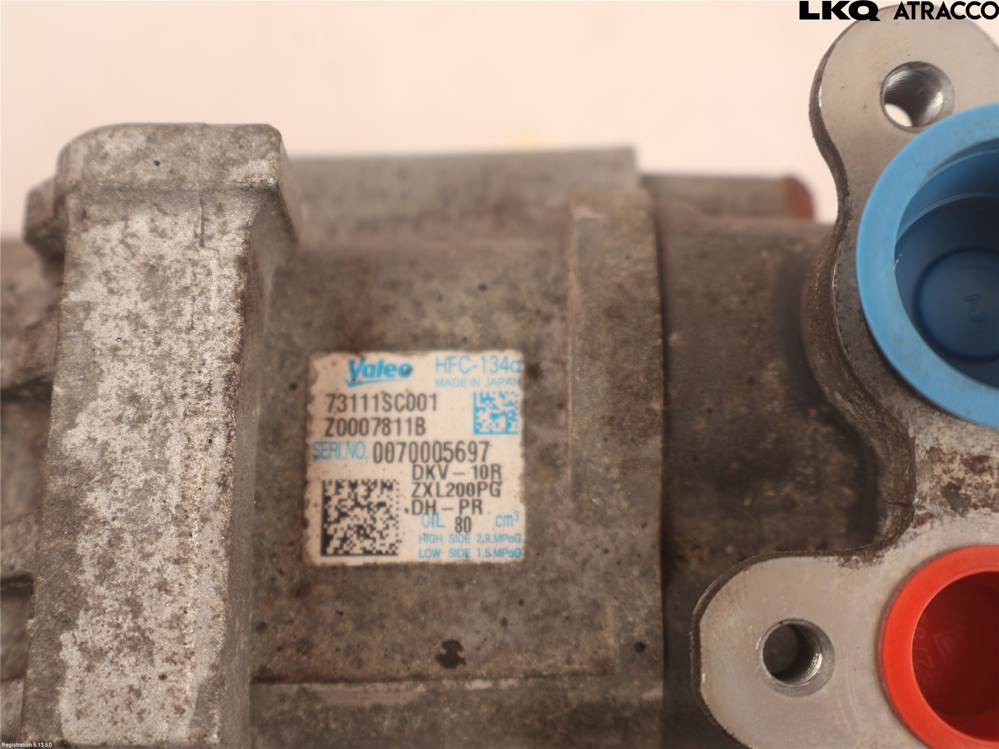 Subaru FORESTER SH  08-13 Varme Ac Kompressor