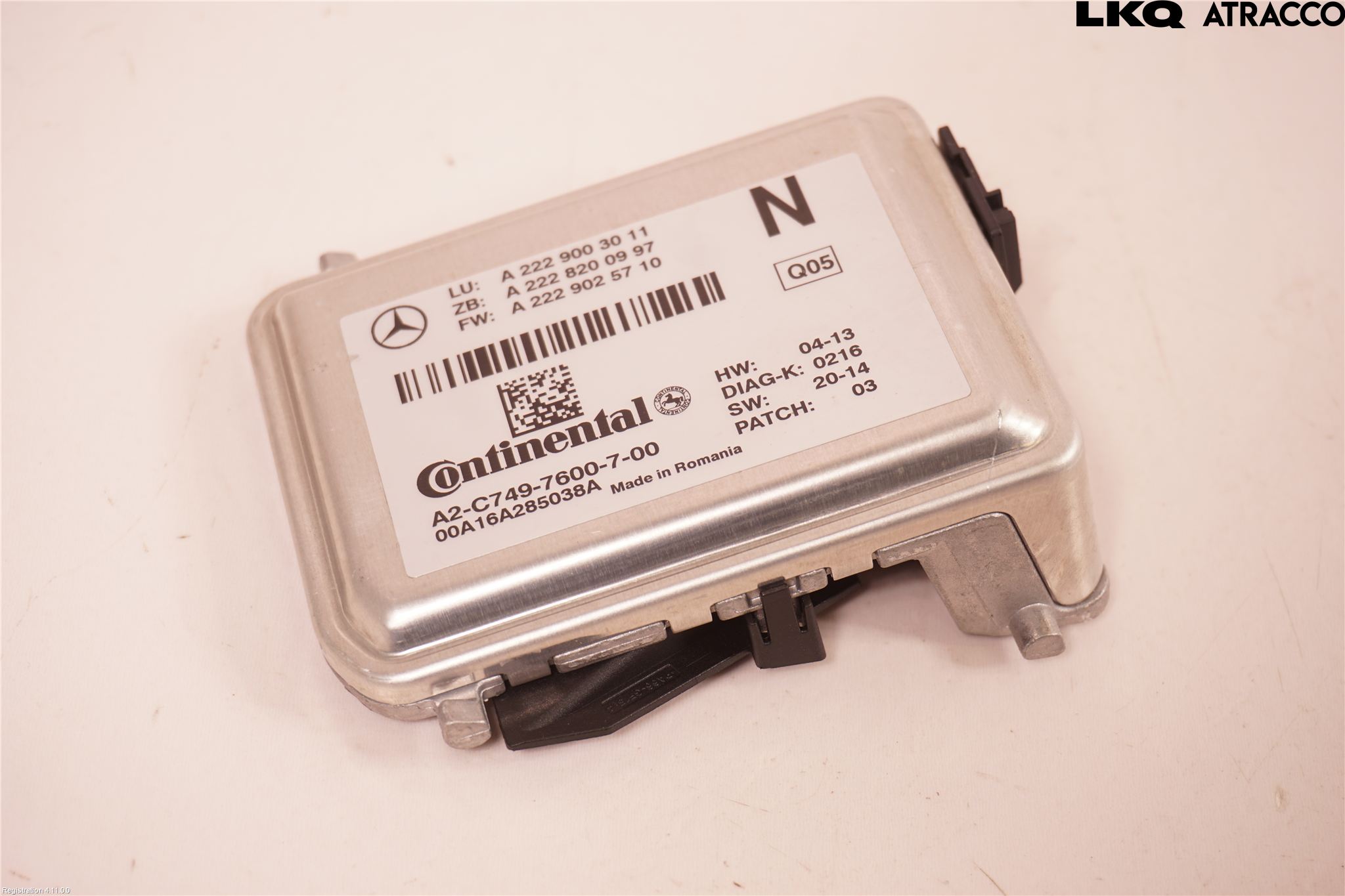 Mercedes-Benz MB C-KLASS (W205) 14-21 Sensor Kollisjonsbeskyttelse