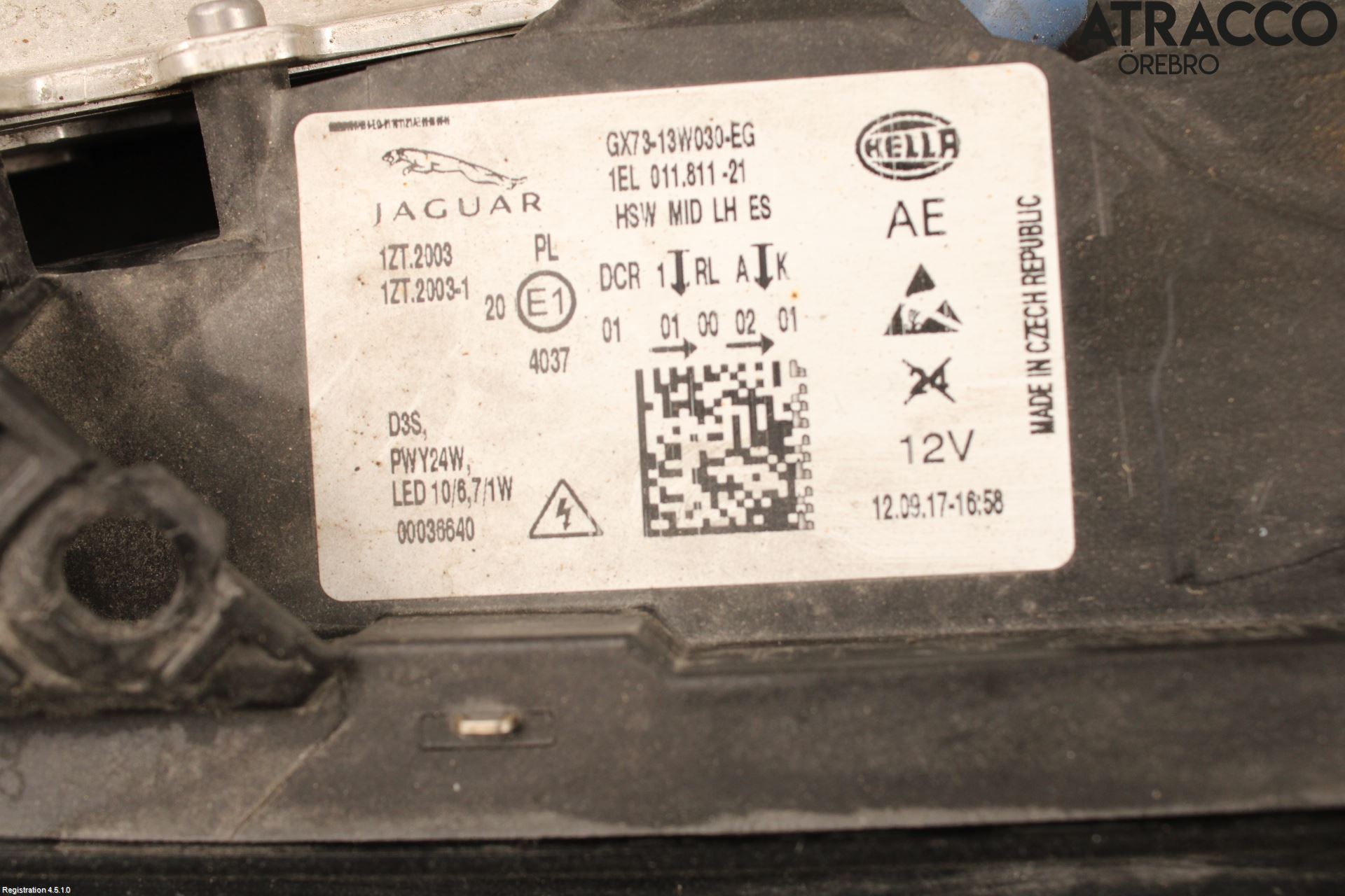Jaguar XE (X760) 15-24 Frontlykt Venstre