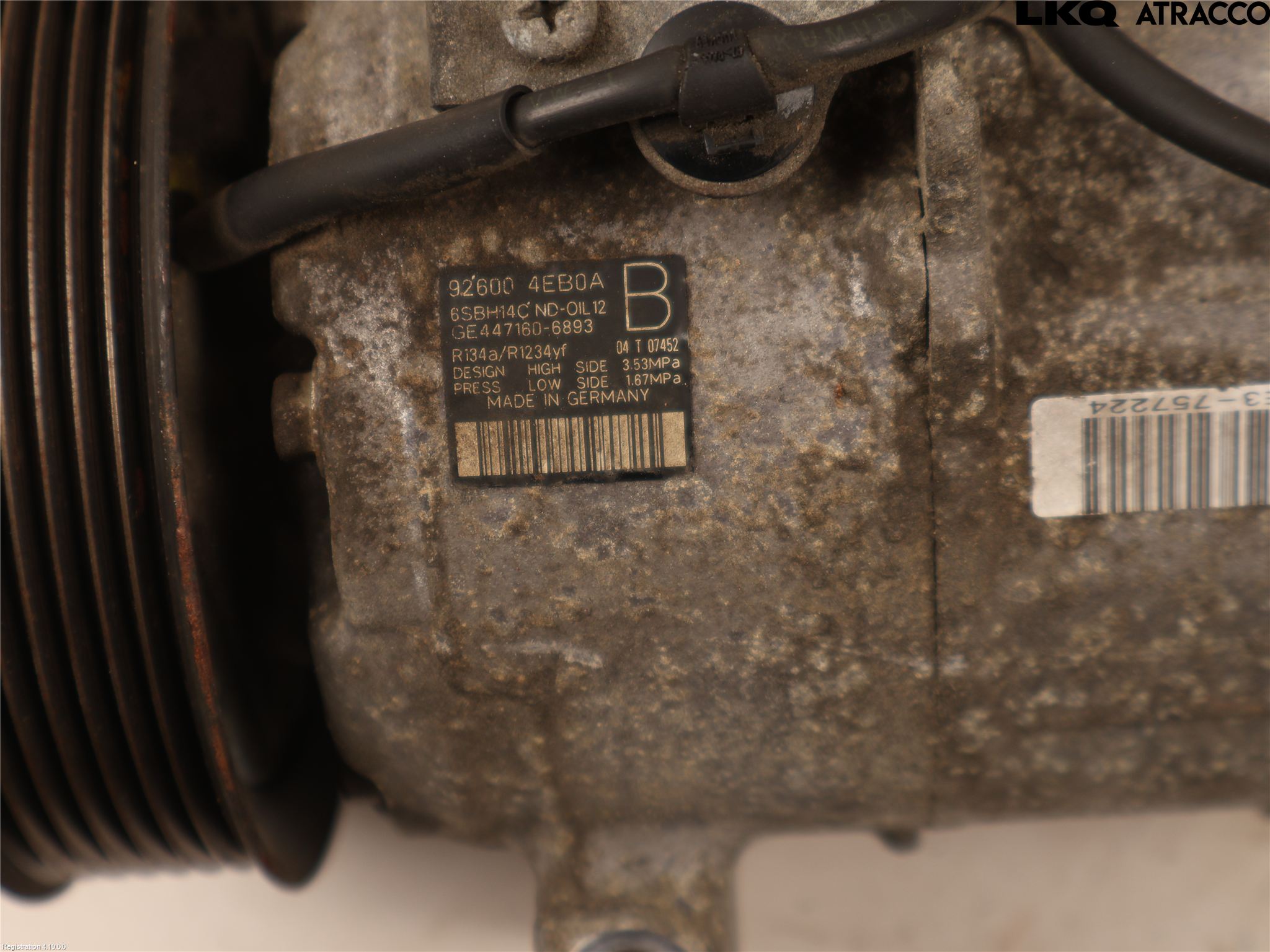 Renault TALISMAN 16-20 Varme Ac Kompressor