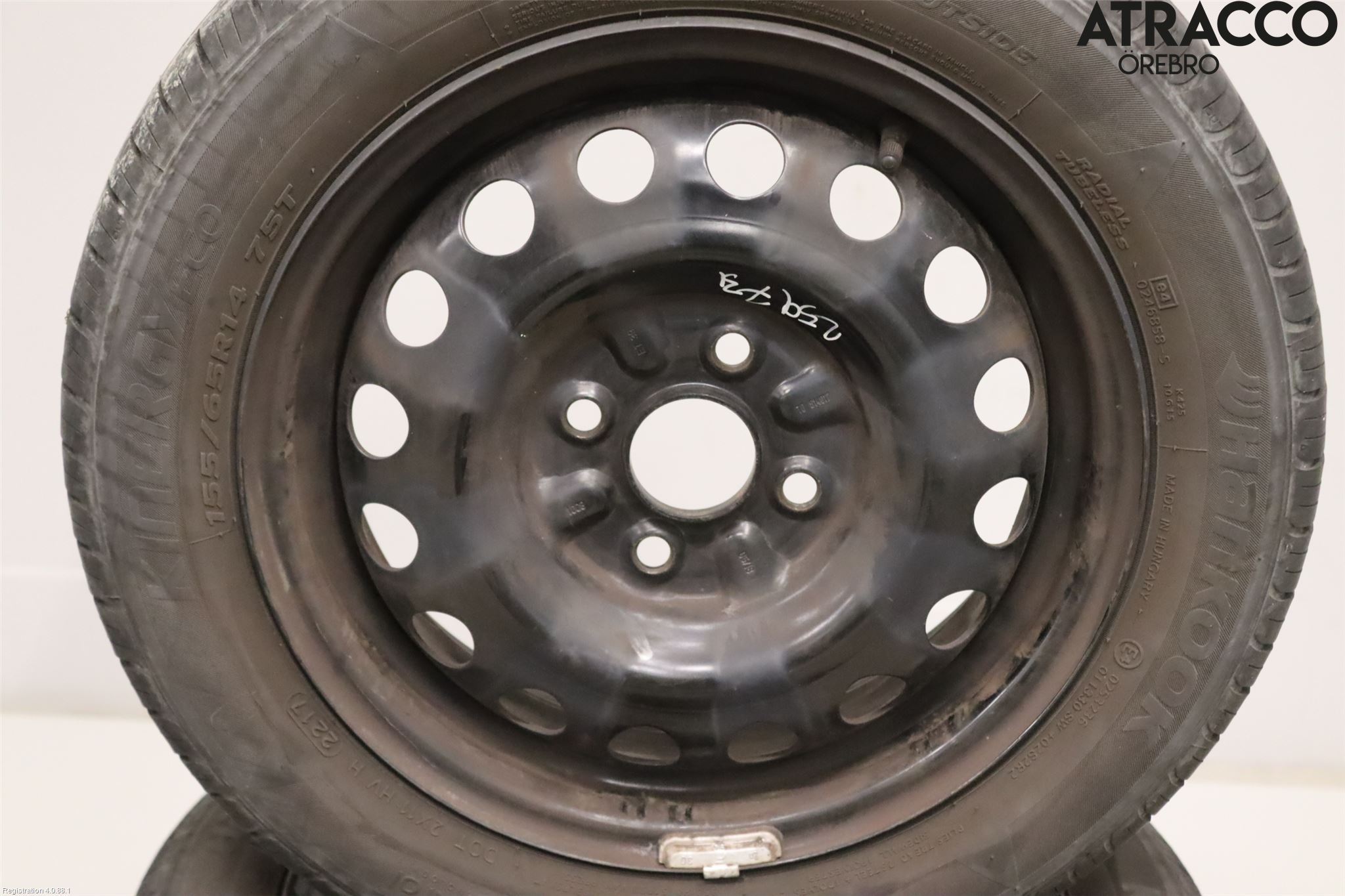Opel MERIVA A   03-10 Dekk Sommer På Stål Felg 4Stk