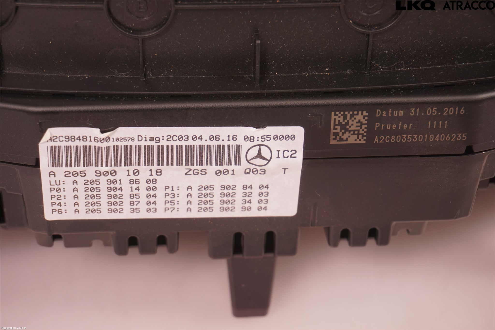 Mercedes-Benz MB C-KLASS (W205) 14-21 Instr Kombinert