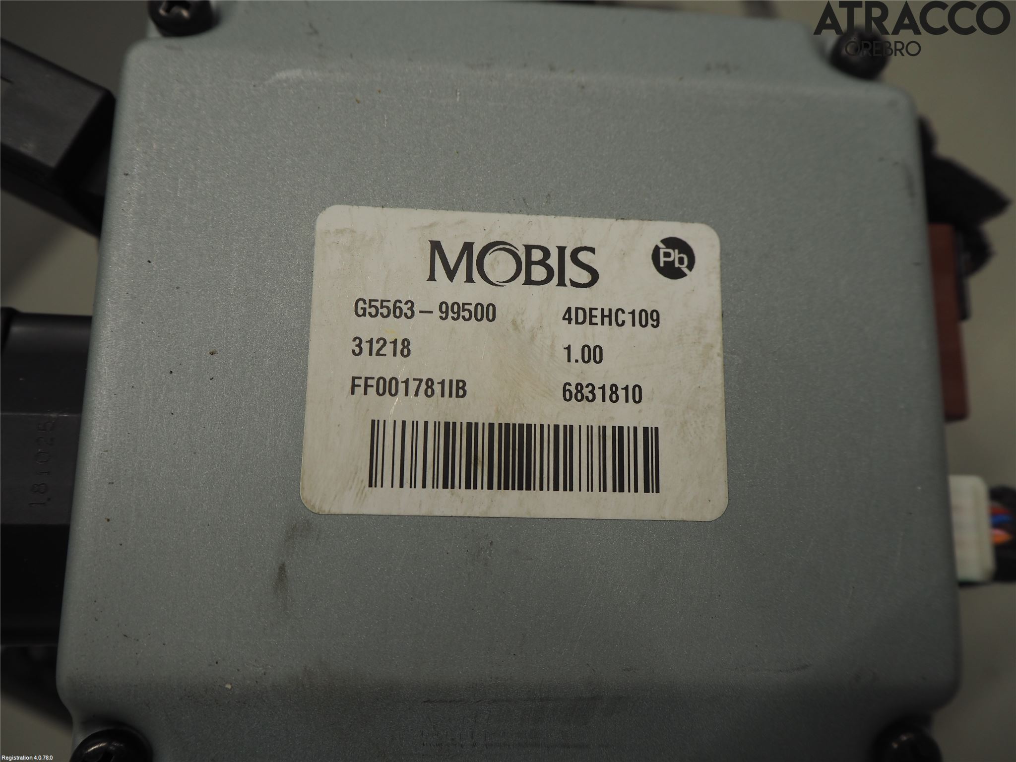Kia NIRO (DE) 17-22 Rattakselaggregat Innebygd Servo