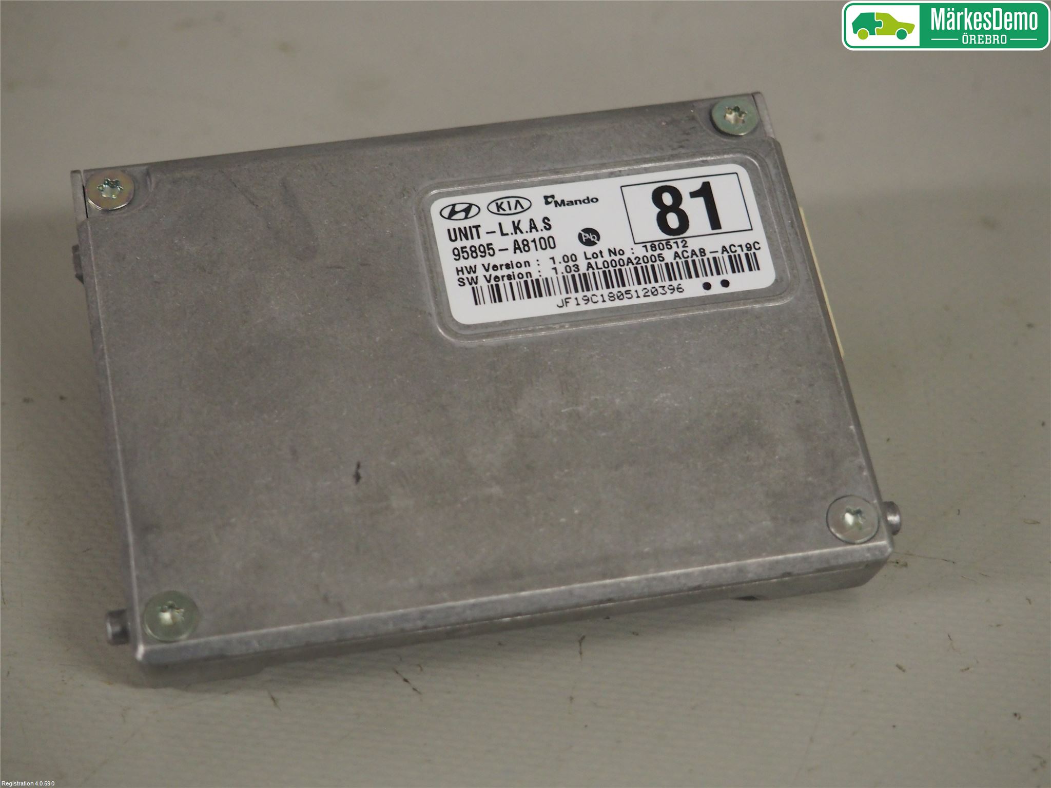 Kia OPTIMA 16-20 Sensor Kollisjonsbeskyttelse