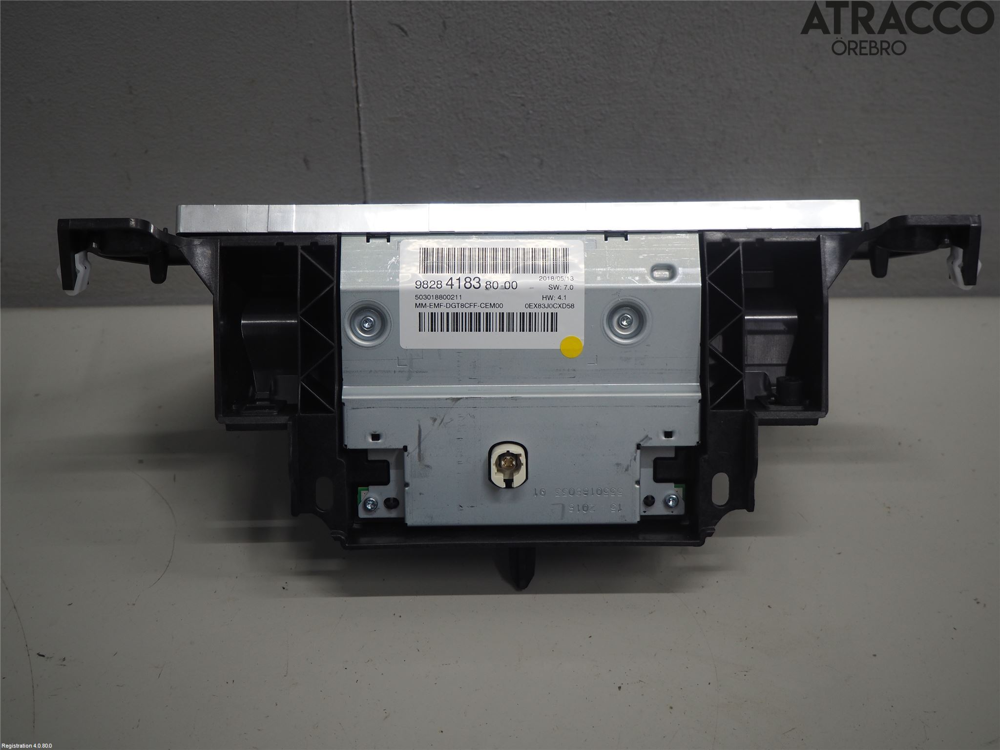 Peugeot 3008 17-24 Instr Skjerm Dvd-Gps-Ac-Tlf