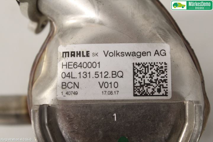 Volkswagen VW TIGUAN 16-24 Eksos Kjøler