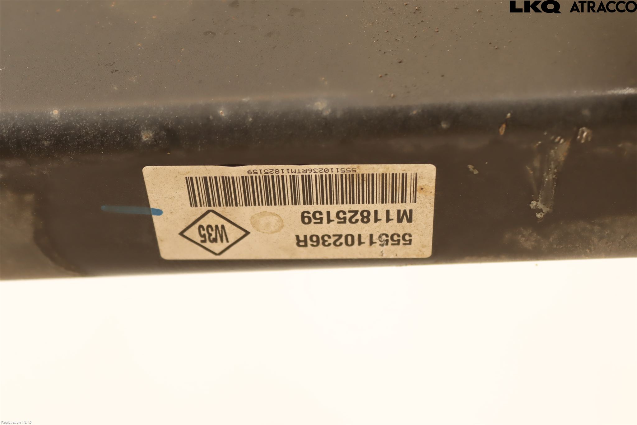 Renault MASTER III 20-24 Bakaksel Feste Travers-Ramme