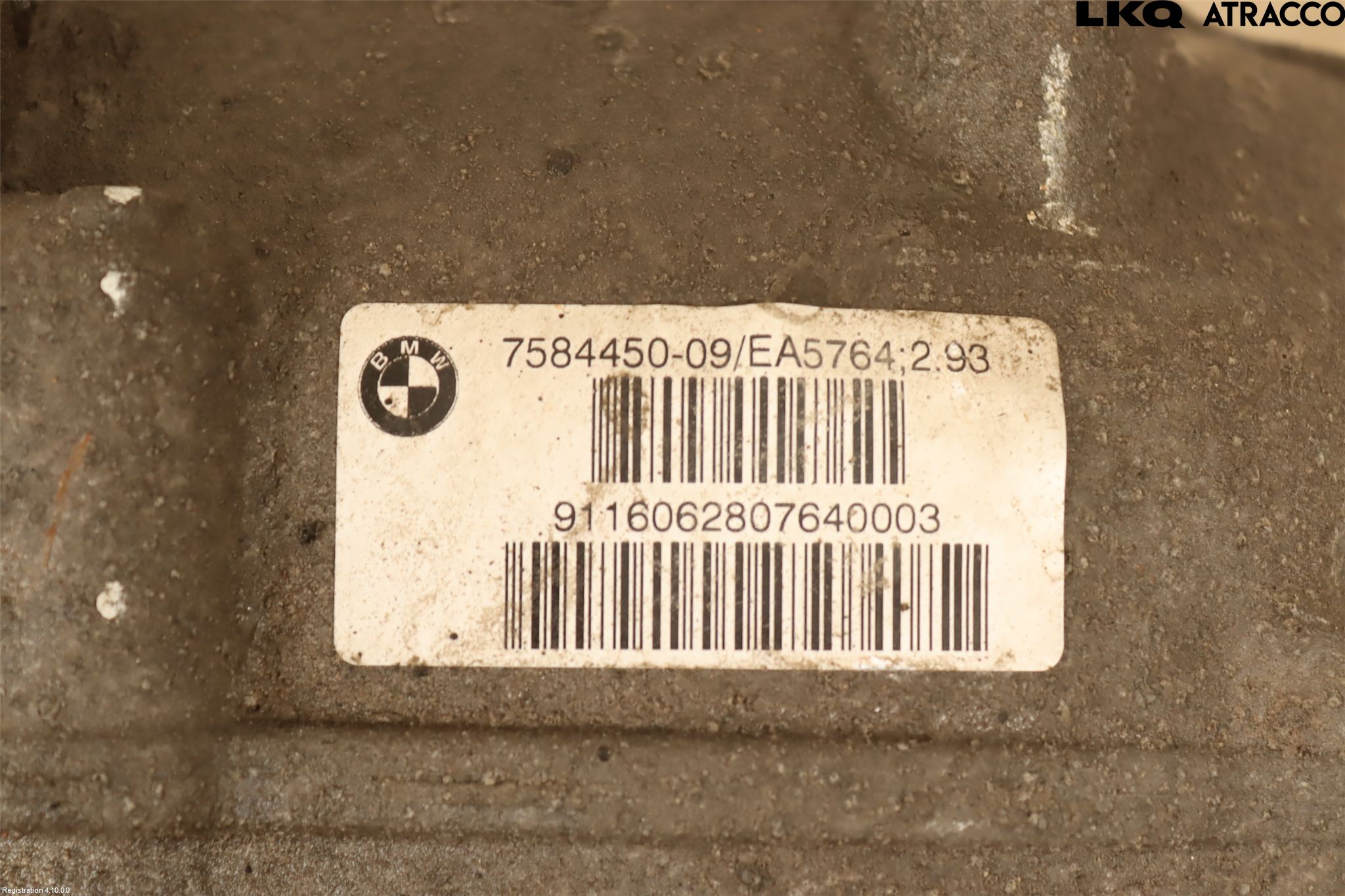 BMW 5 F10/F11/F18 09-17 Bakaksel Kardang Bak -Diff