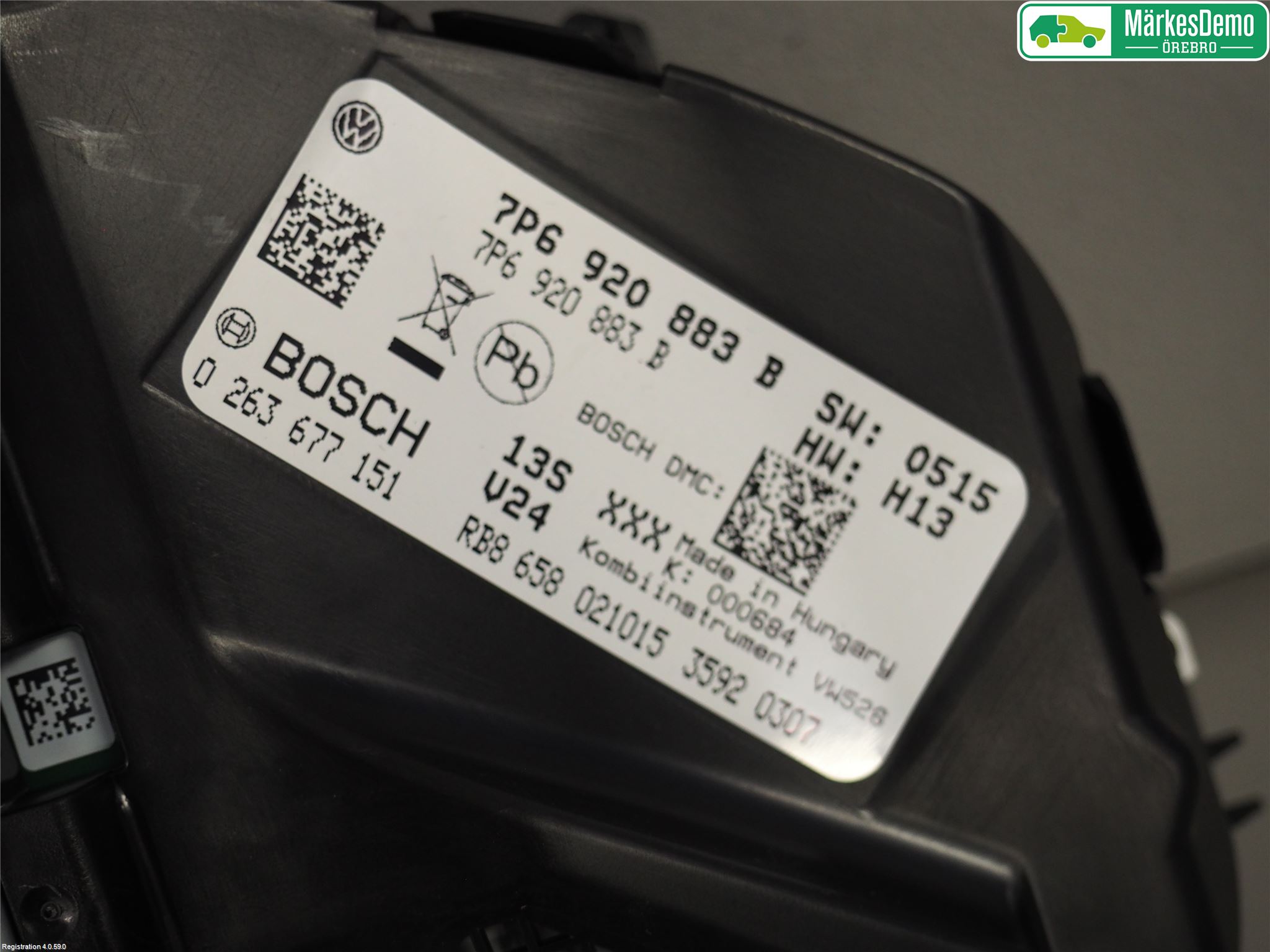 Volkswagen VW TOUAREG 7P 11-18 Instr Kombinert