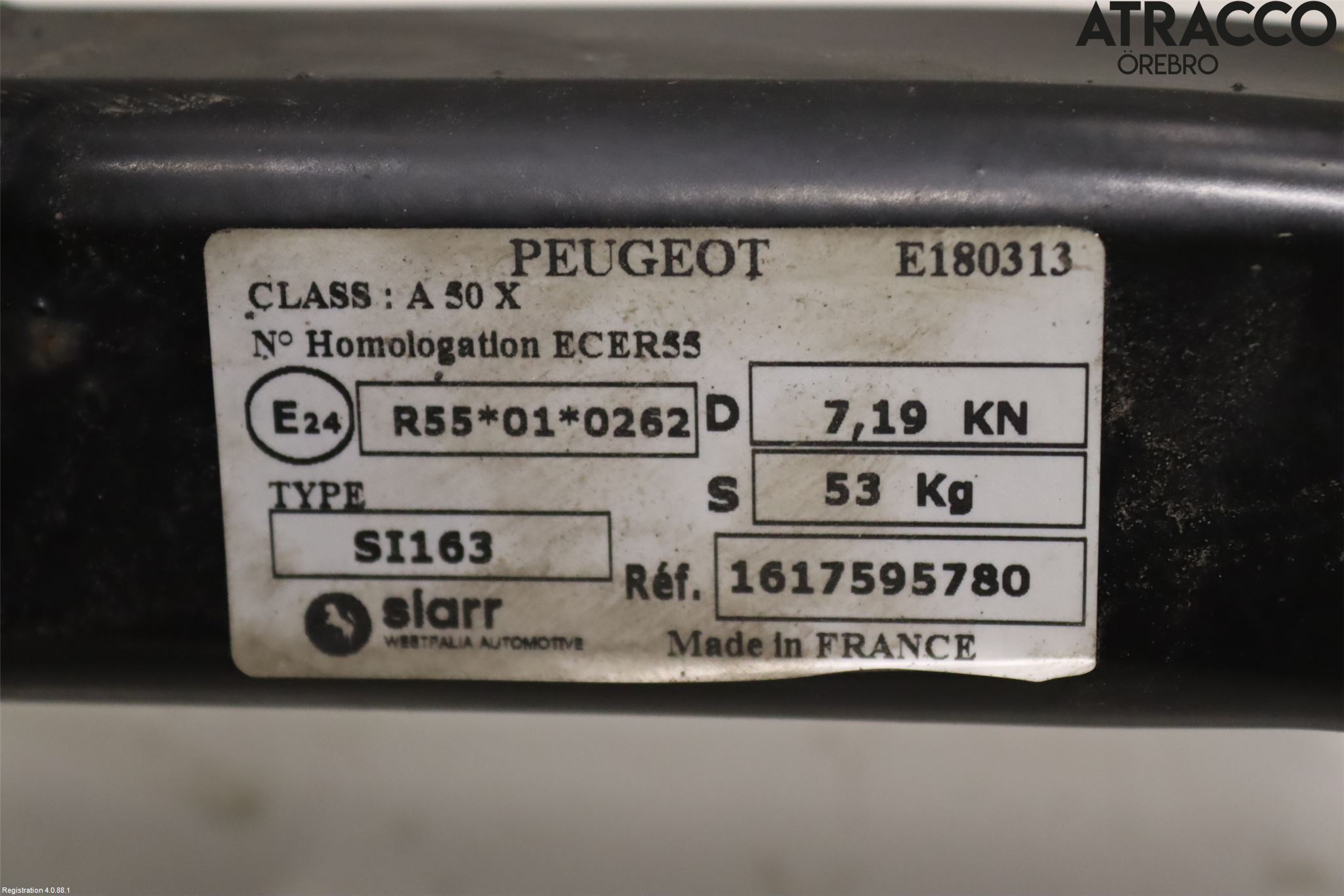 Citroen COTROEN C3 17-24 Tilhengerfeste