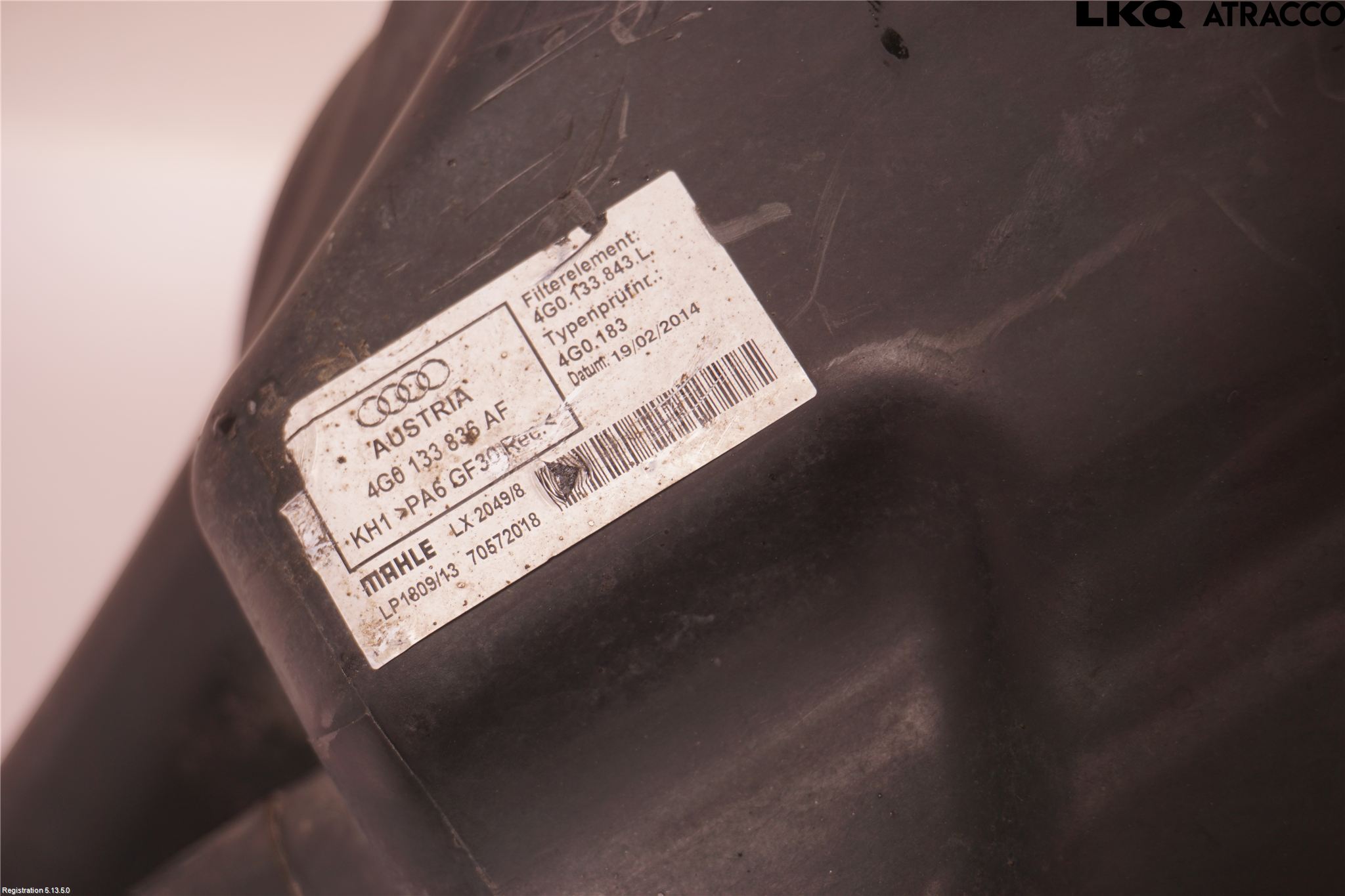 Audi A7/S7 4G 11-17 Luftfilter Boks