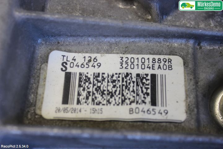 Nissan QASHQAI 14-17 Gearkasse 6 Trinn