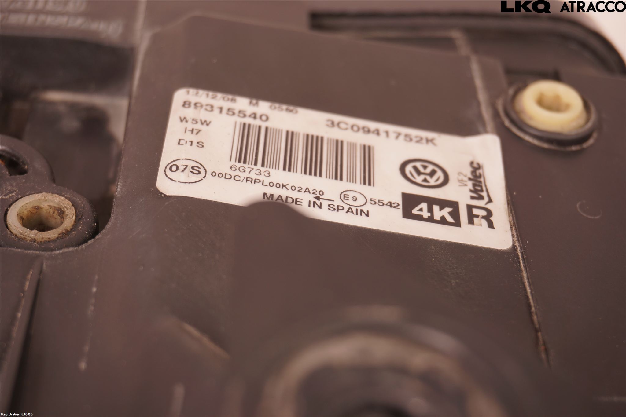 Volkswagen VW PASSAT 05-11 Frontlykt Høyre