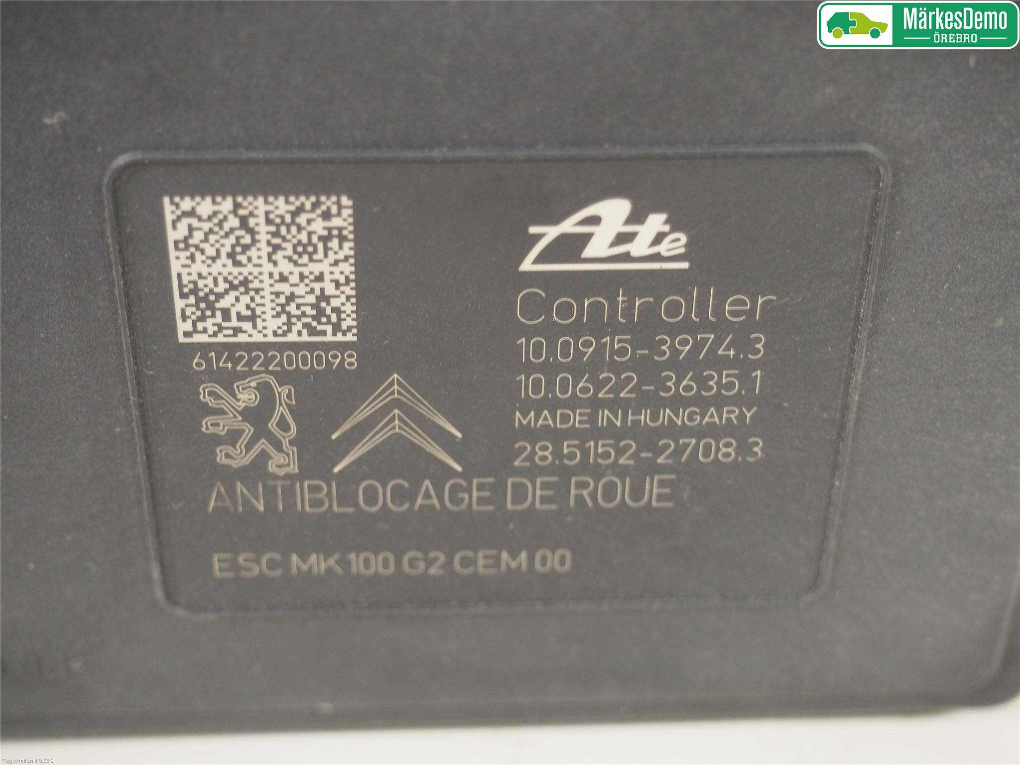 Peugeot 2008 13-20 Abs Hydraulikkaggregat