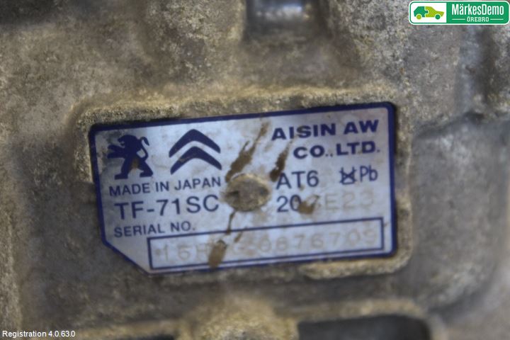 Peugeot 308 14-21 Gearkasse Automat