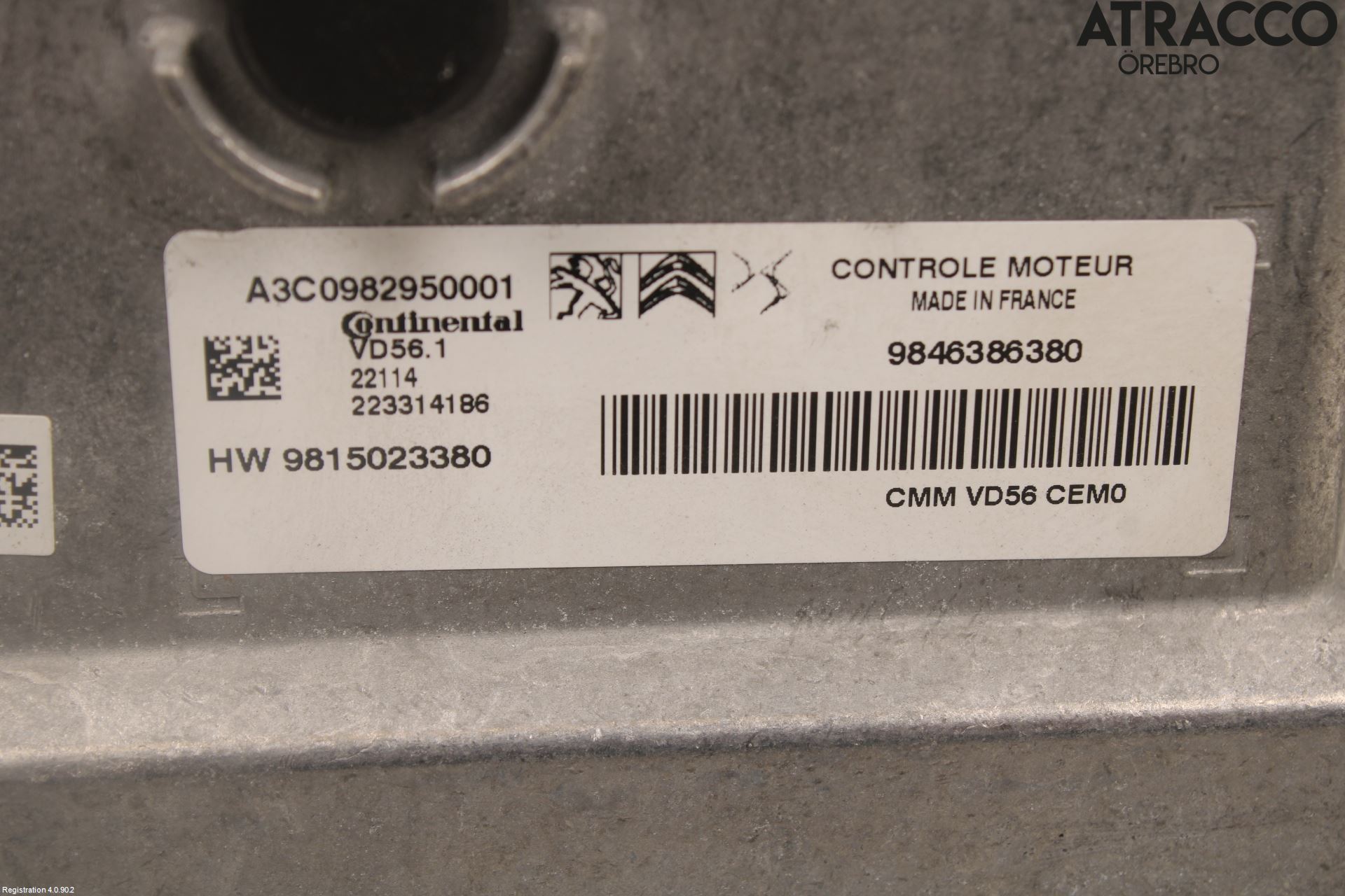 Citroen C4/E-C4 C4X/E-C4X III 21- Styreenhet Innsprøytning