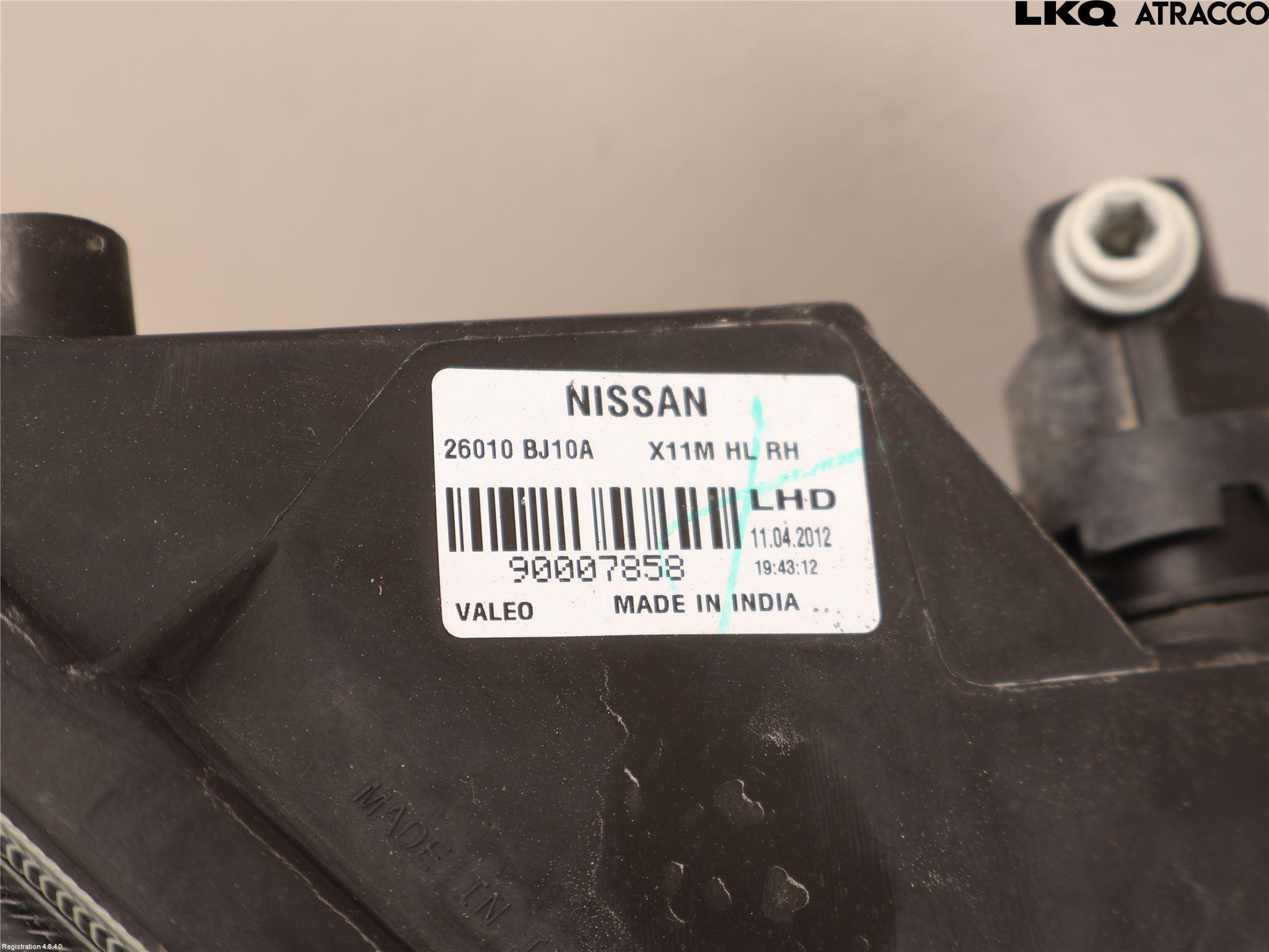 Nissan NV200/NV200 COMBI Frontlykt Høyre